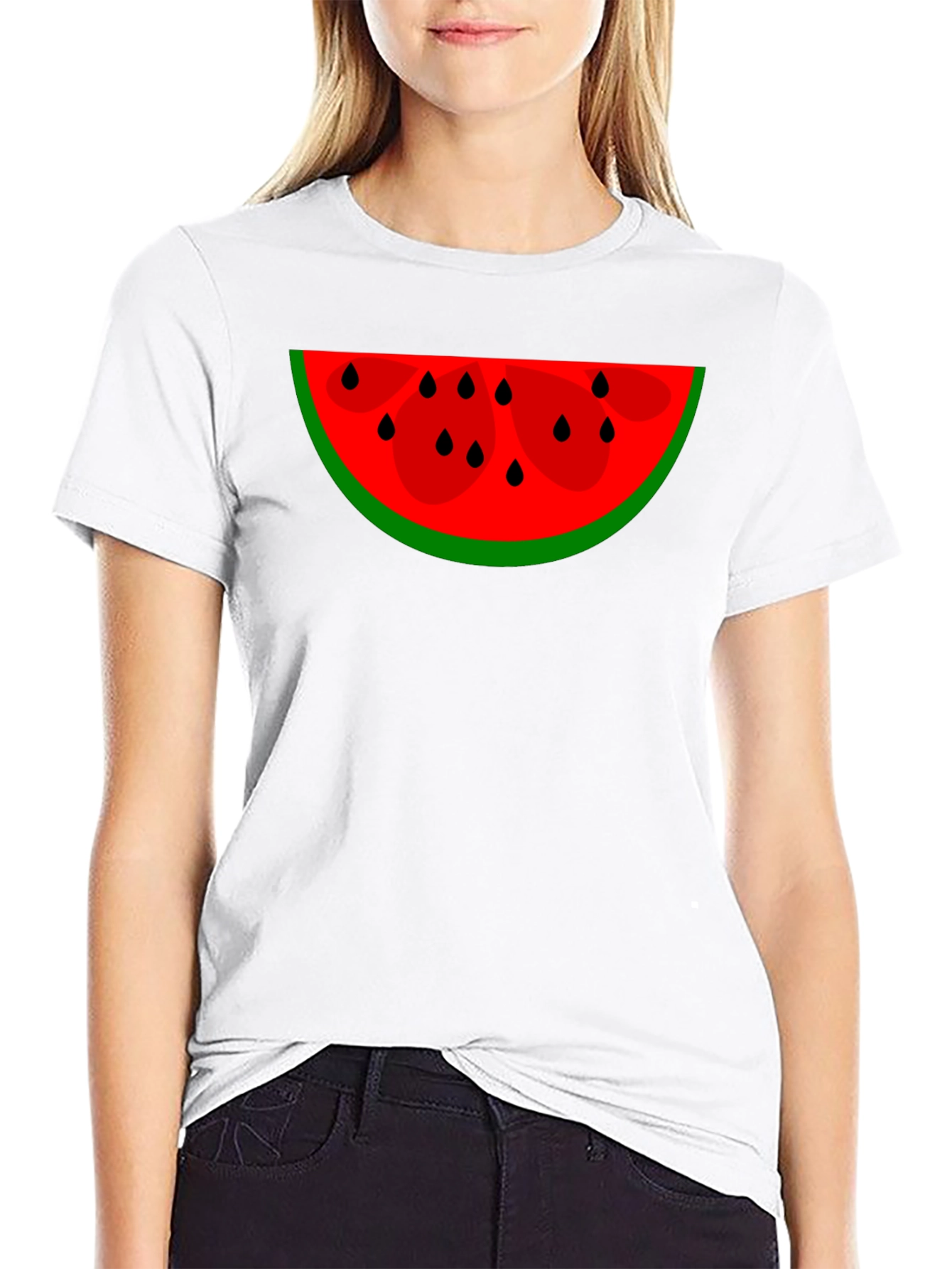 Watermelon Slice Graphic Tee - Summer Fun!