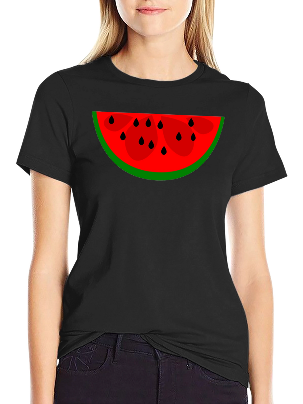 Watermelon Slice Graphic Tee - Summer Fun!