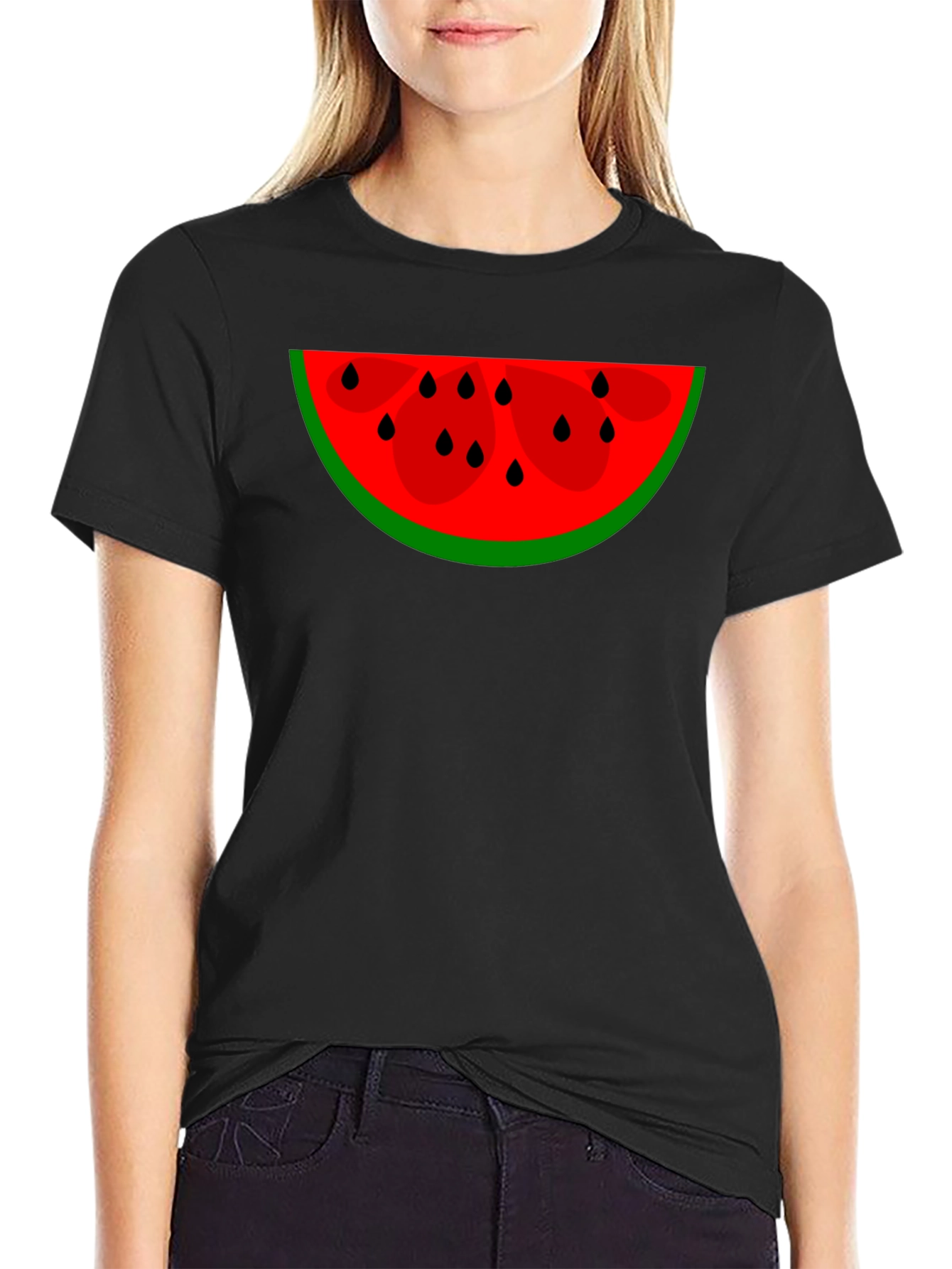 Watermelon Slice Graphic Tee - Summer Fun!