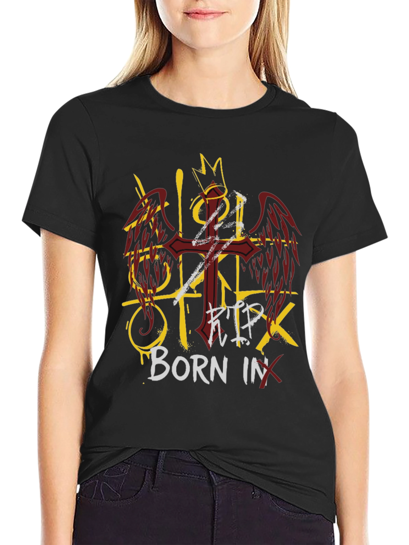 RIP Born In Black Graphic Tee
