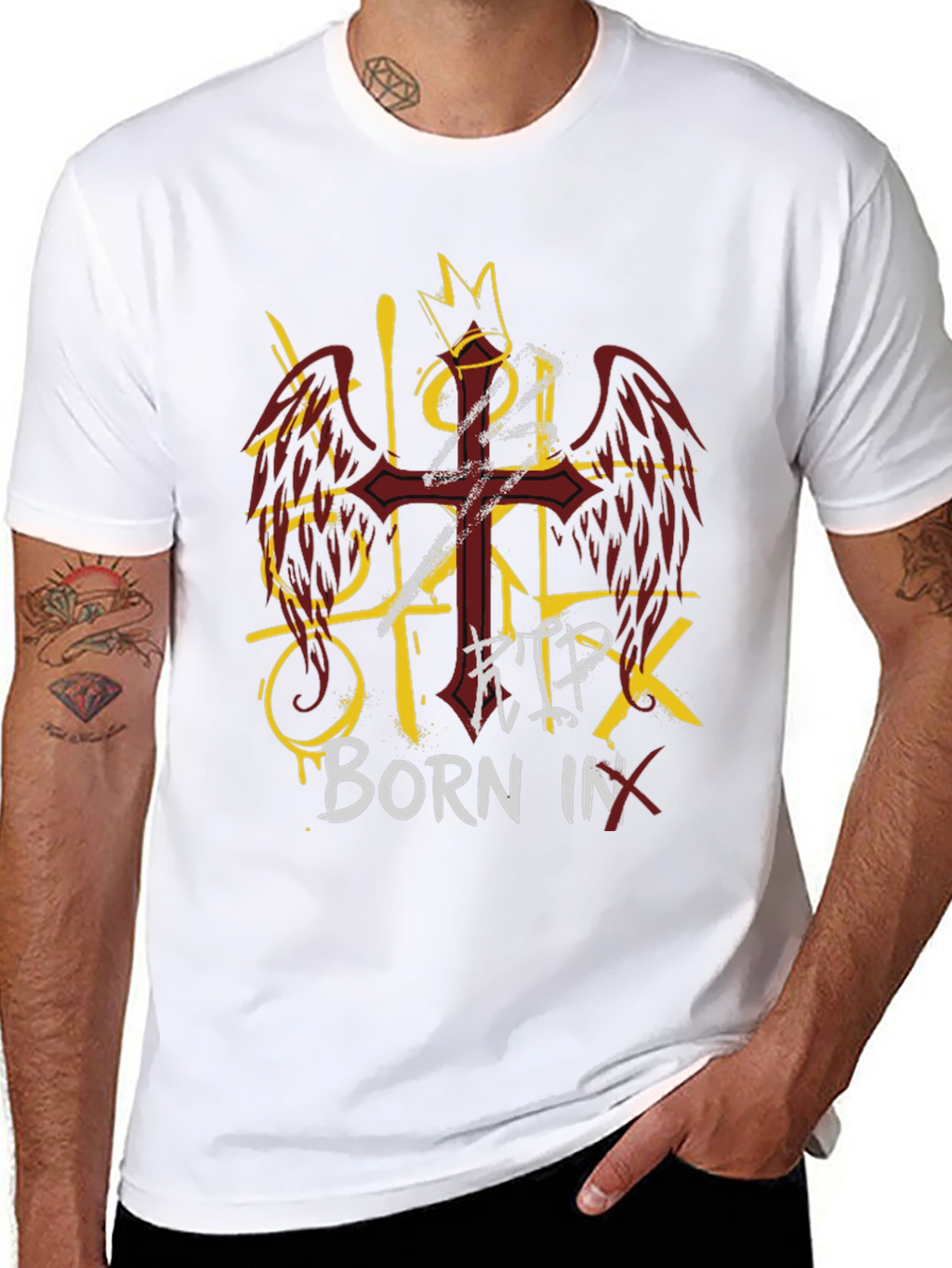 RIP Born In Black Graphic Tee
