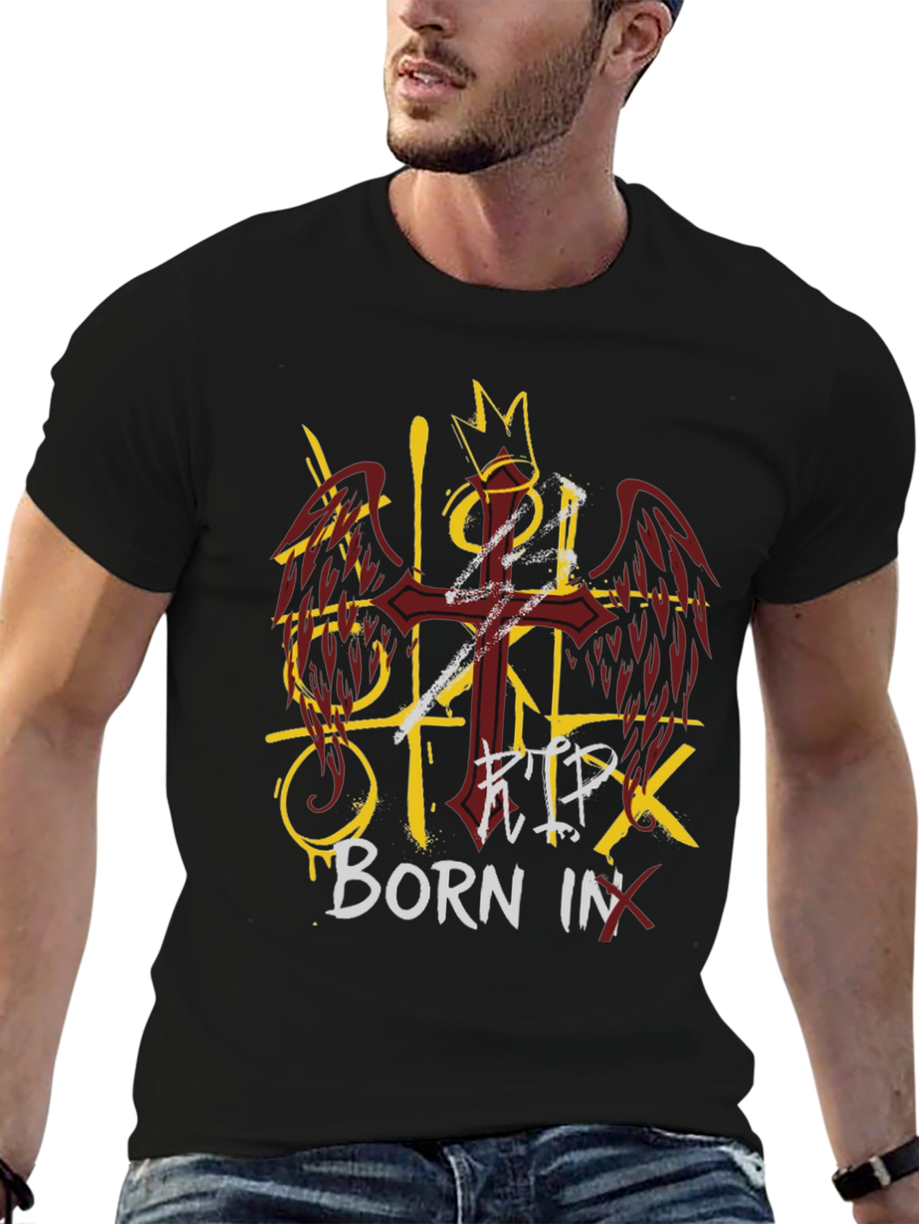 RIP Born In Black Graphic Tee