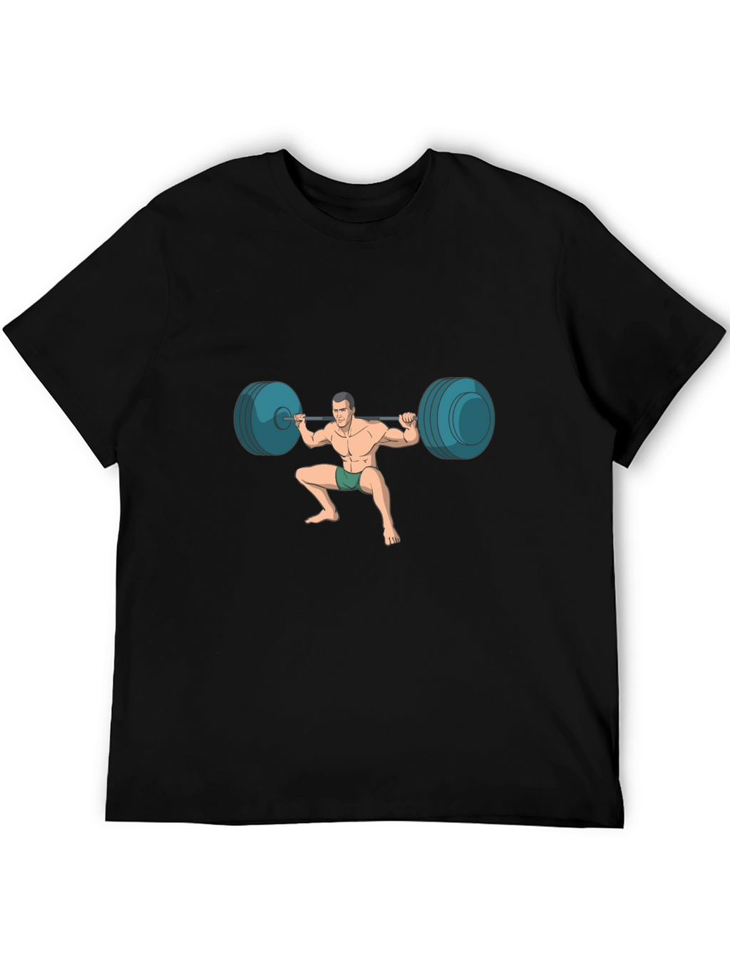 Weightlifter Graphic Tee - Black