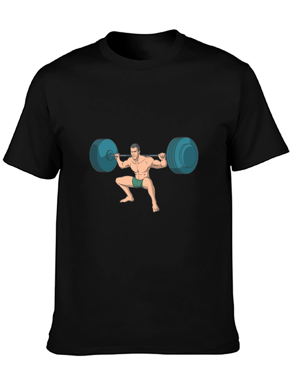 Weightlifter Graphic Tee - Black
