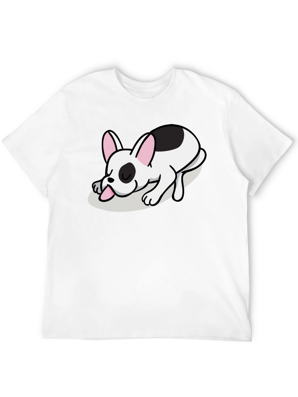 Dog Graphic T-Shirt - Cute French Bulldog Design