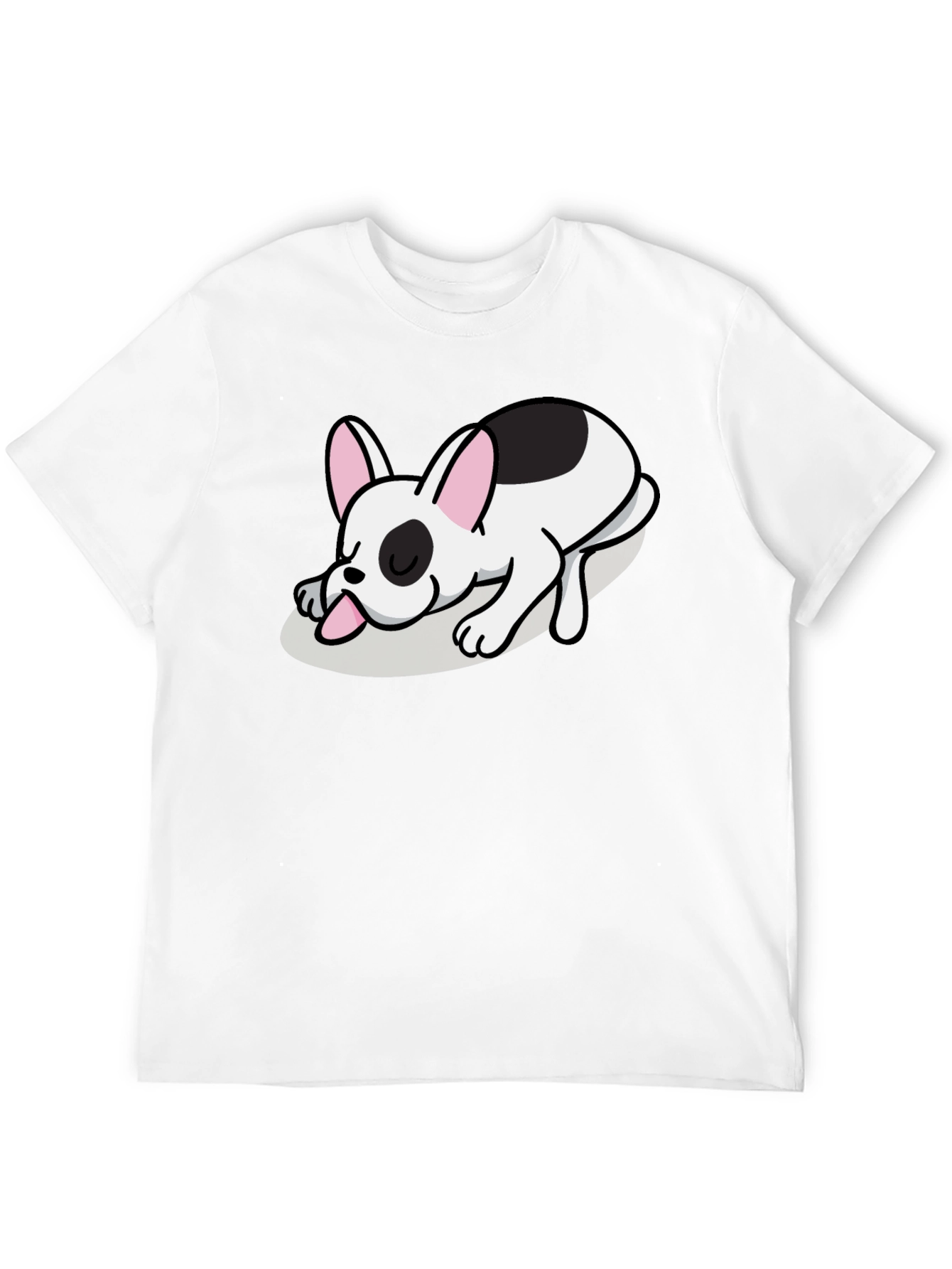 Dog Graphic T-Shirt - Cute French Bulldog Design
