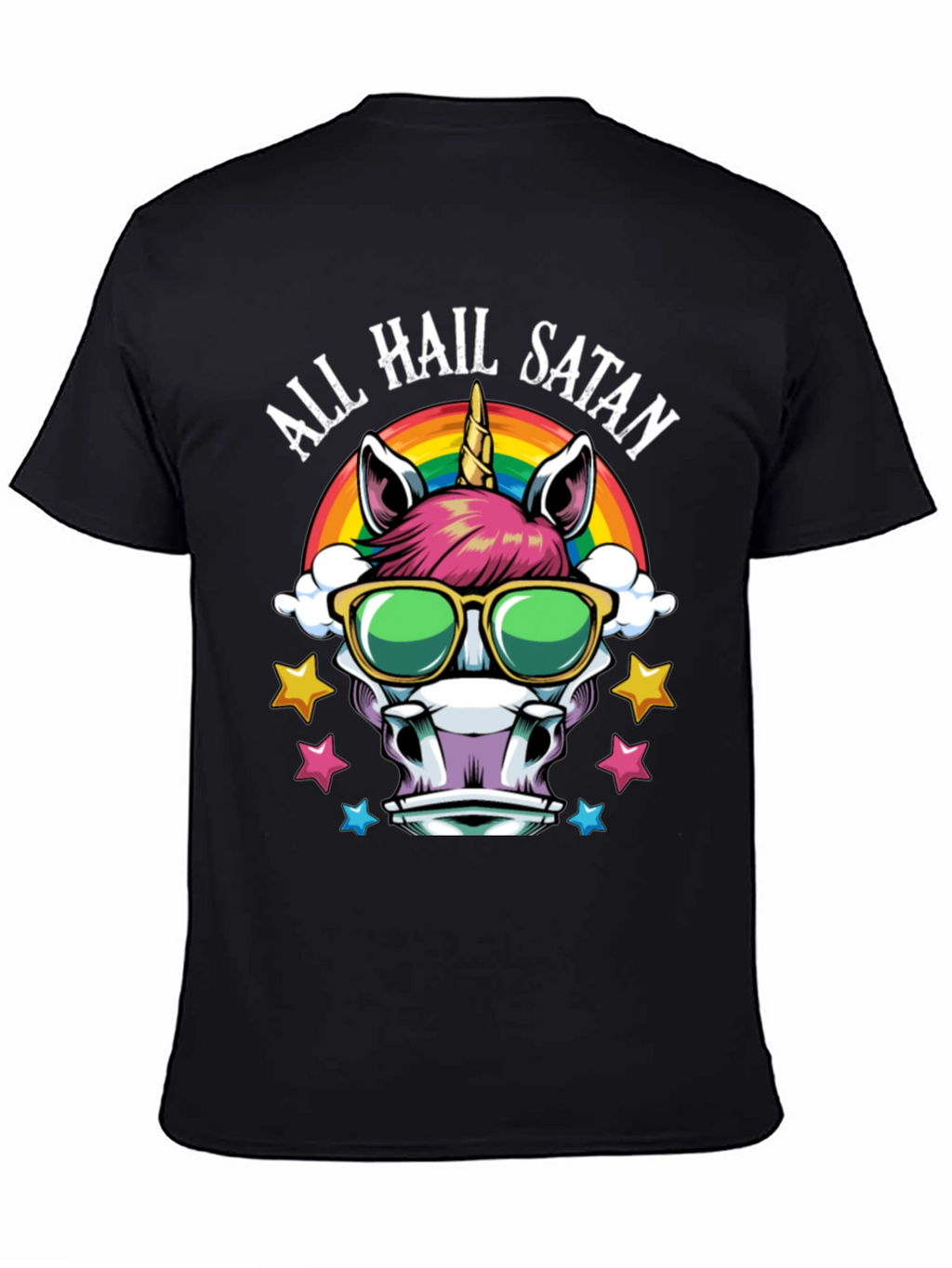 All Hail Satan Unicorn T-Shirt