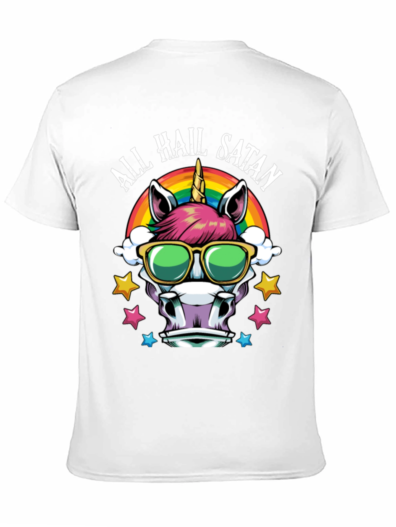 All Hail Satan Unicorn T-Shirt
