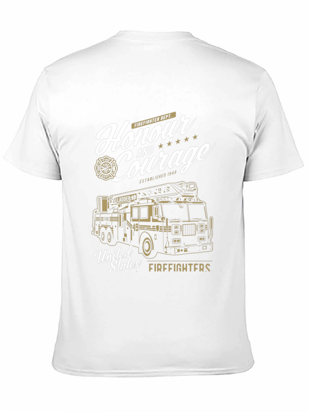 Firefighter Honour and Courage Graphic Tee