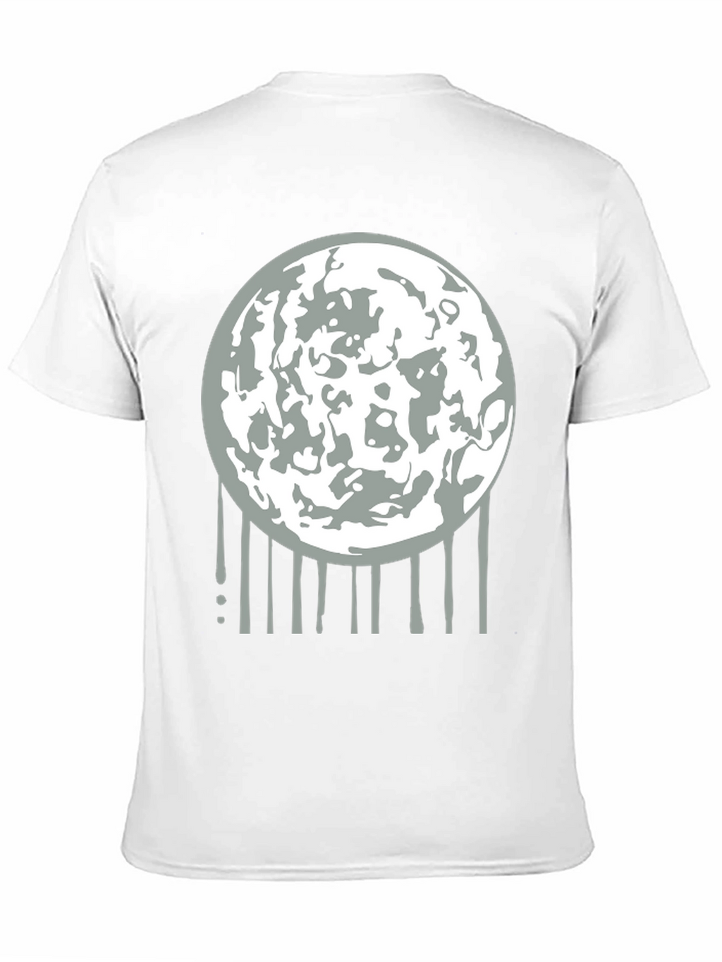 Lunar Drip Graphic Tee - Modern Streetwear