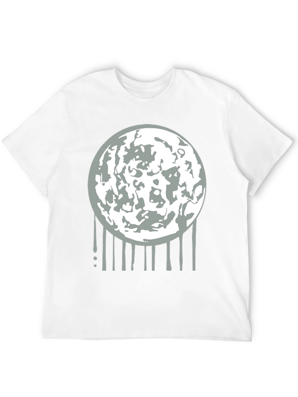 Lunar Drip Graphic Tee - Modern Streetwear