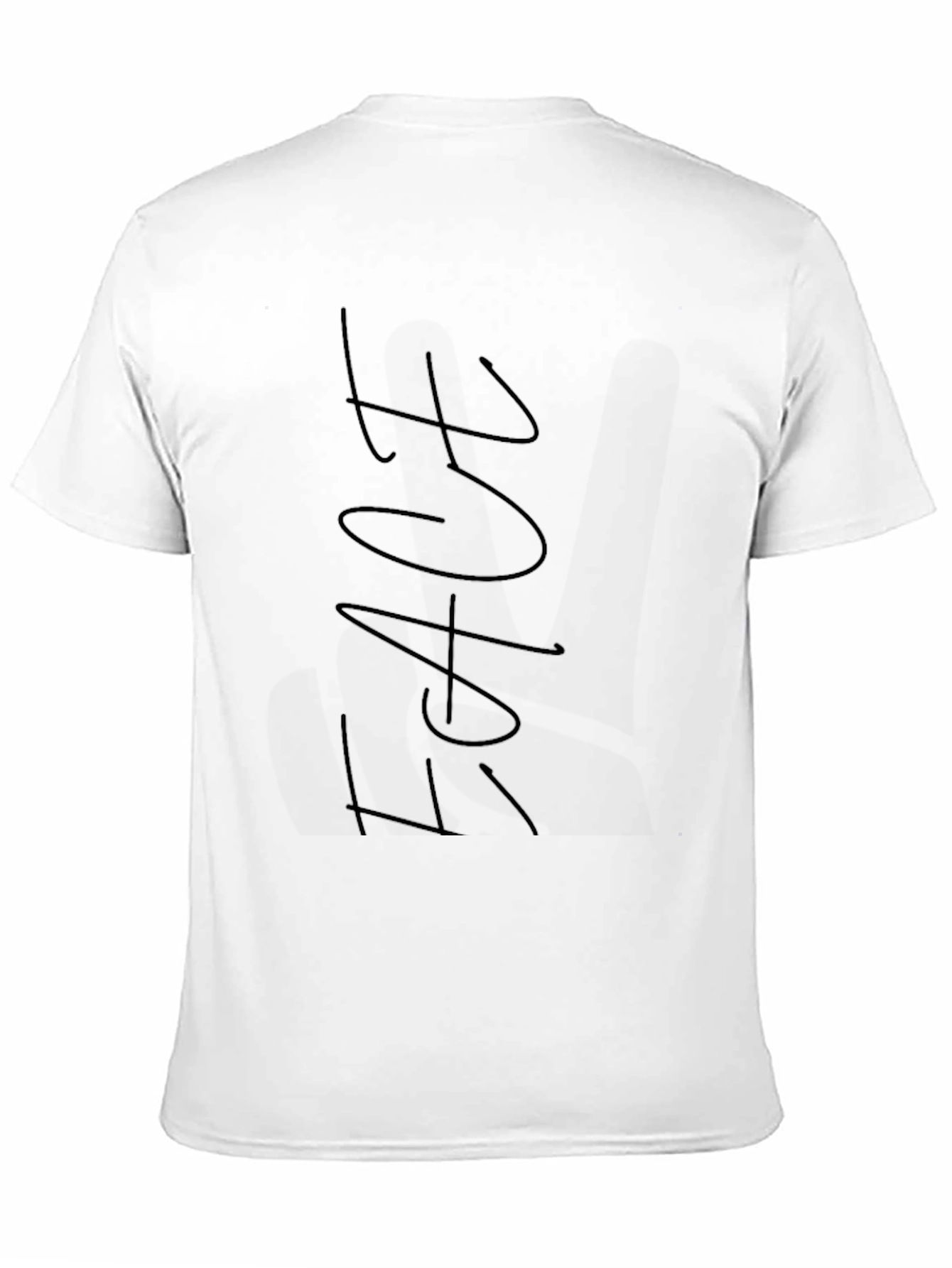 Stylish Black T-Shirt with Modern Graphic
