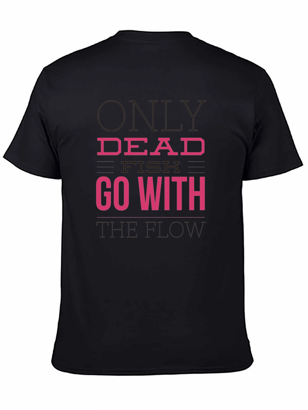 Dead Fish Go With The Flow Graphic Tee