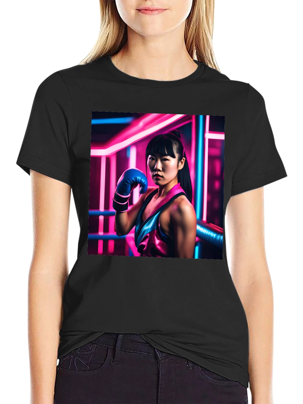 Boxer Girl Graphic T-Shirt