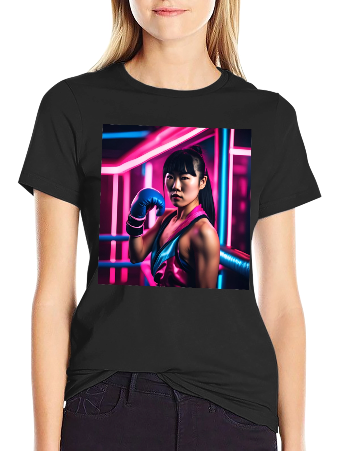 Boxer Girl Graphic T-Shirt
