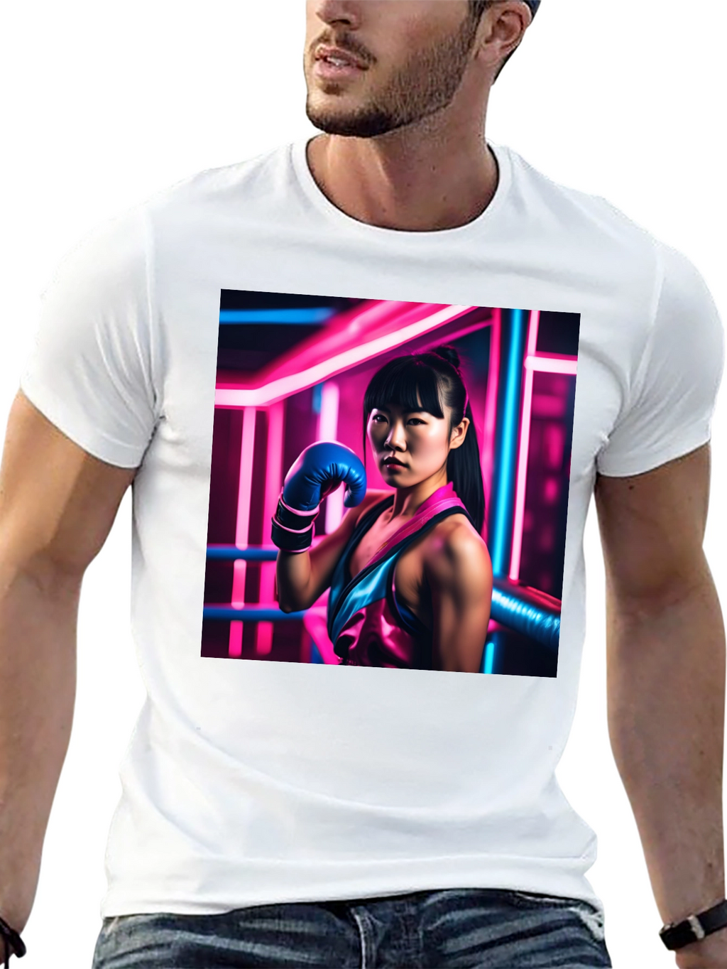 Boxer Girl Graphic T-Shirt