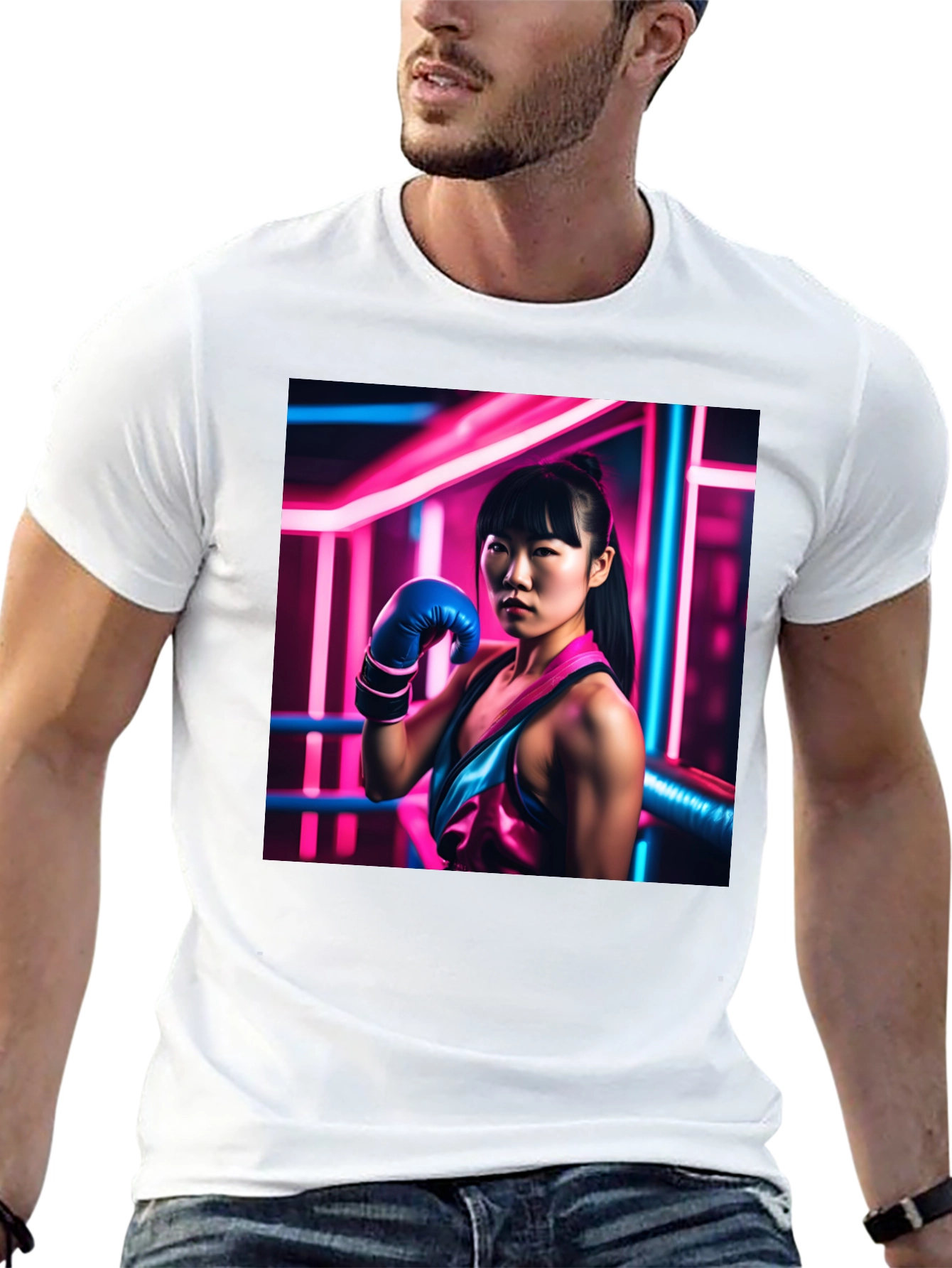 Boxer Girl Graphic T-Shirt