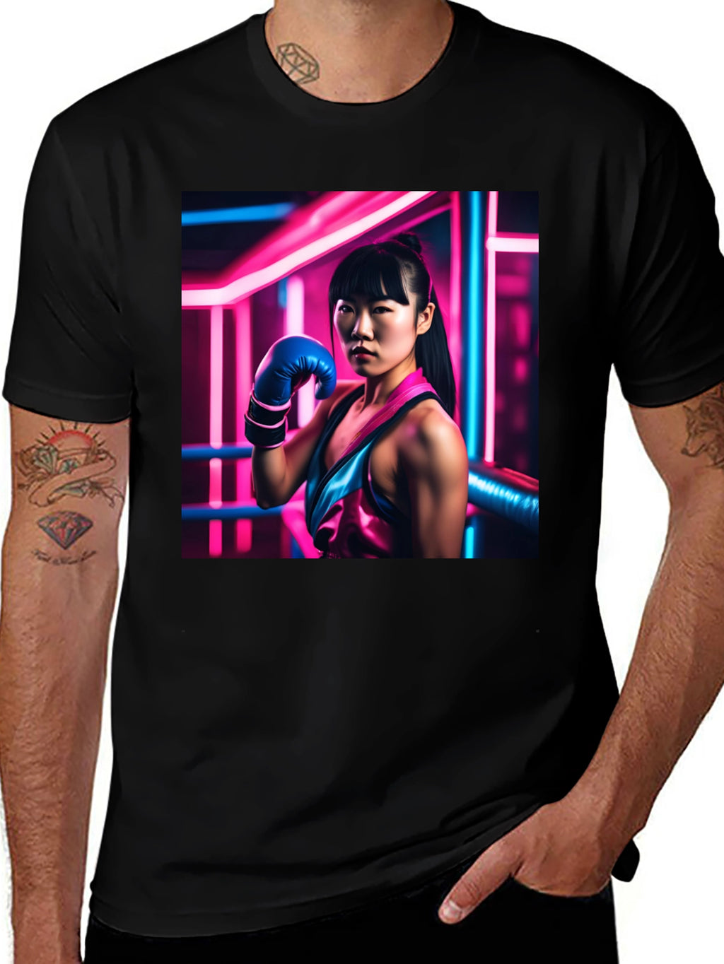 Boxer Girl Graphic T-Shirt