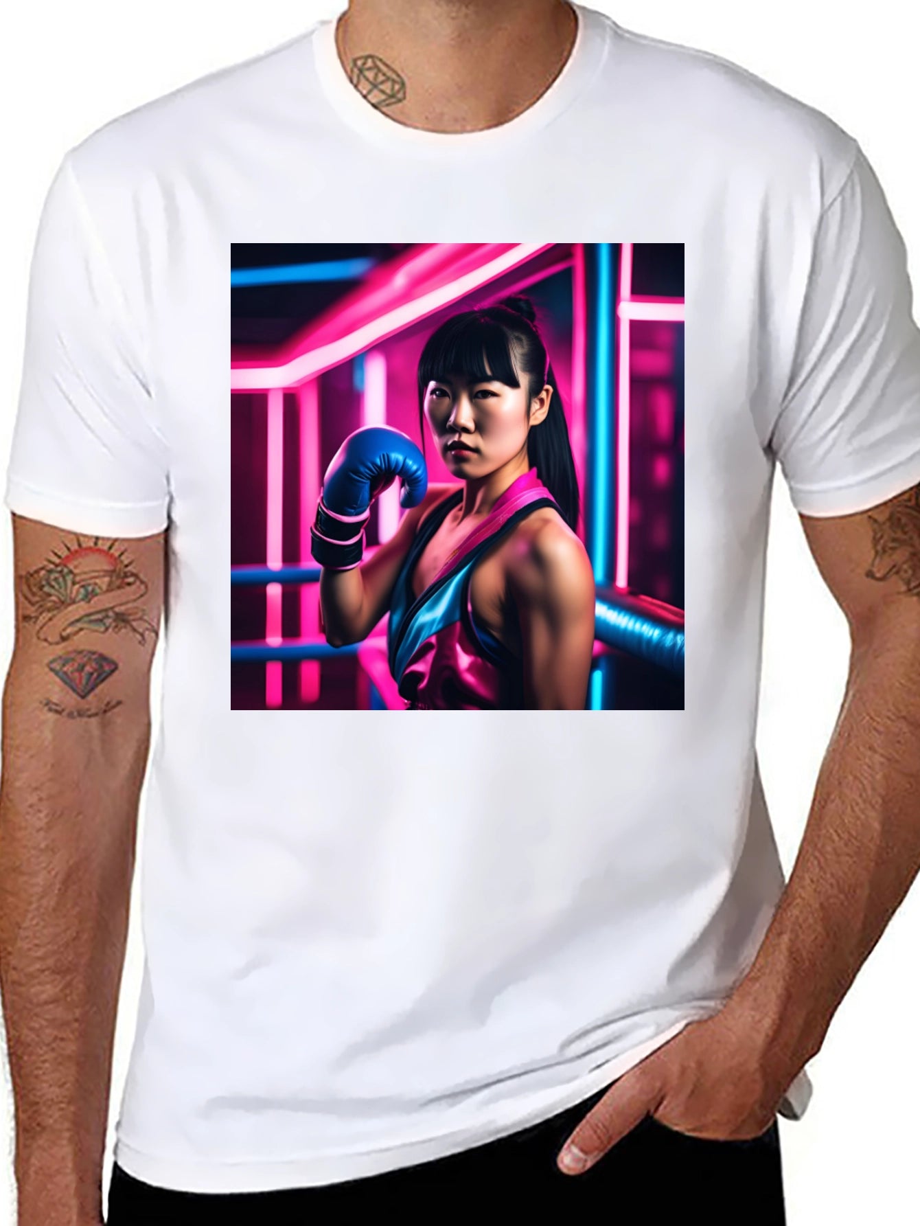 Boxer Girl Graphic T-Shirt