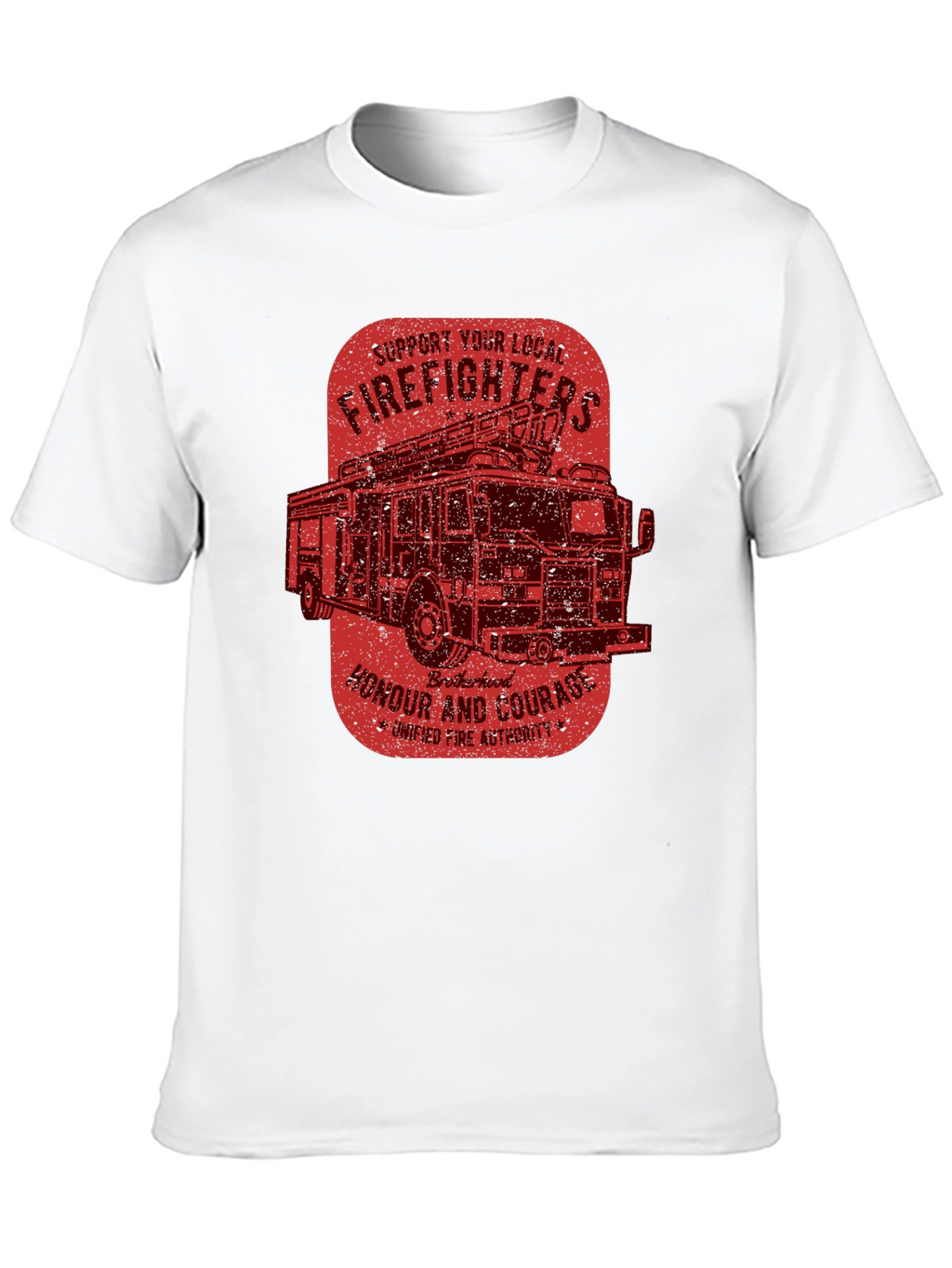 Firefighter Support T-Shirt - Honor and Courage