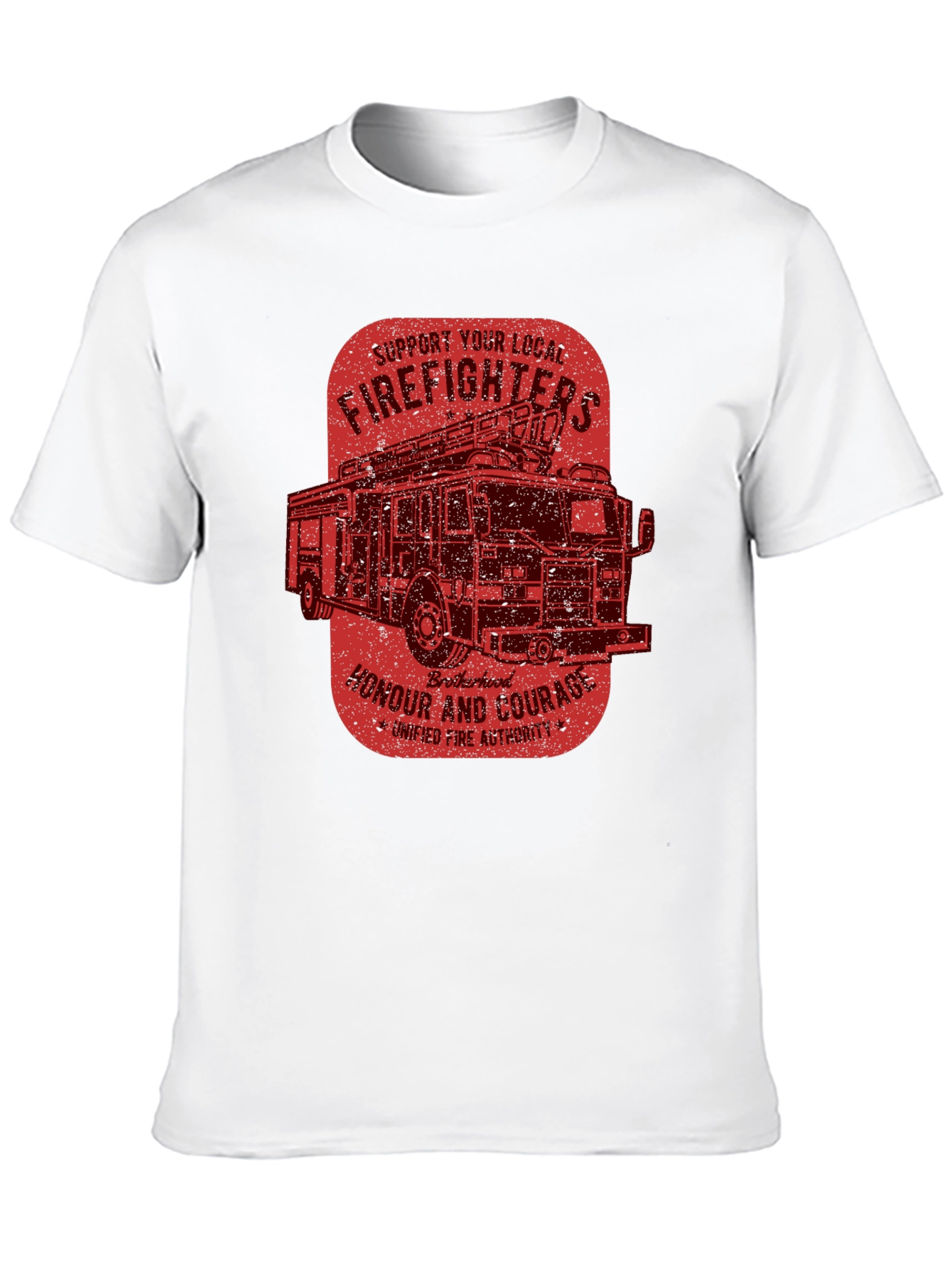 Firefighter Support T-Shirt - Honor and Courage