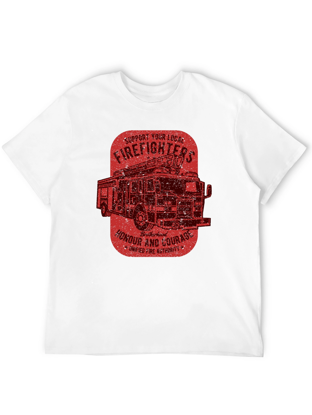 Firefighter Support T-Shirt - Honor and Courage