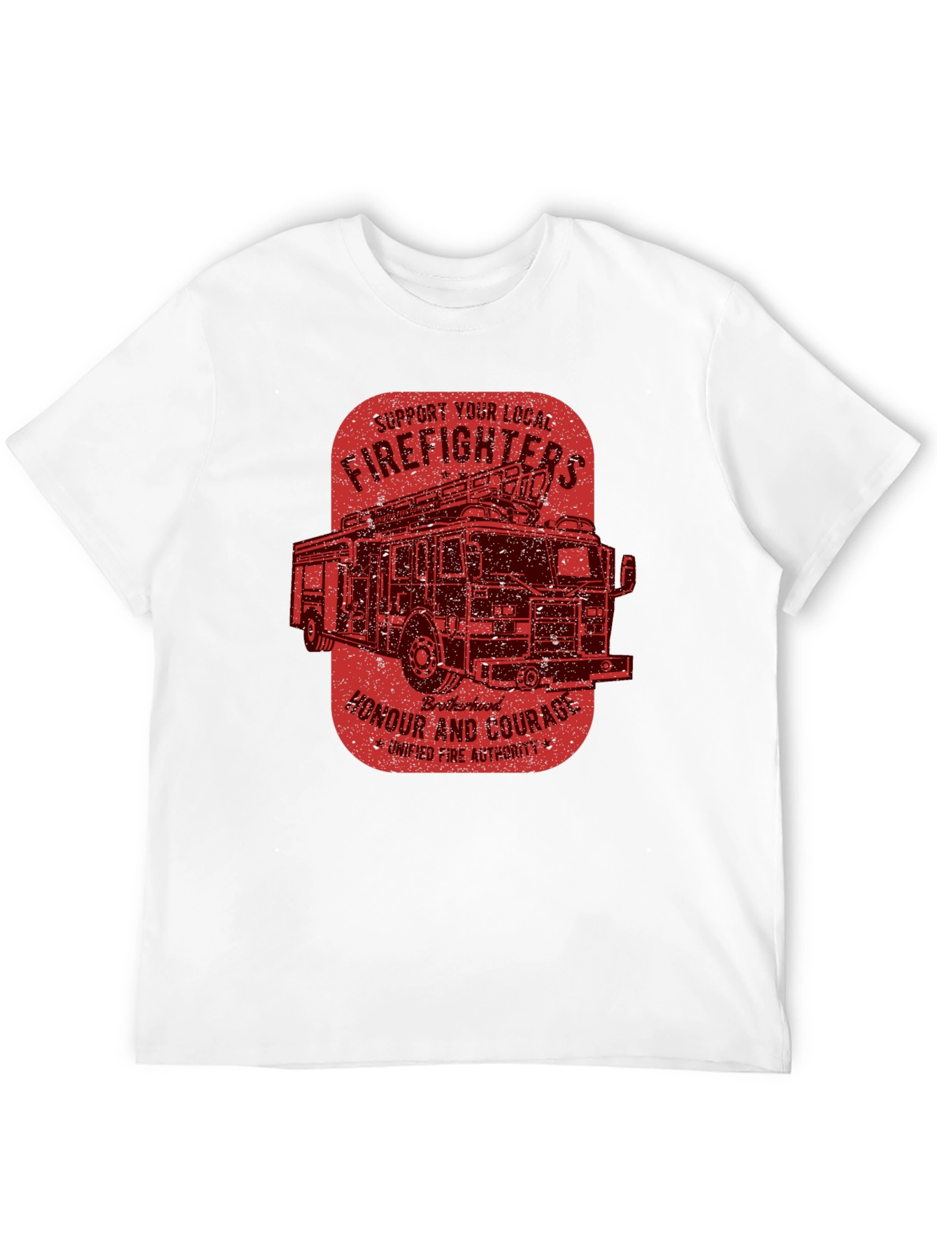 Firefighter Support T-Shirt - Honor and Courage
