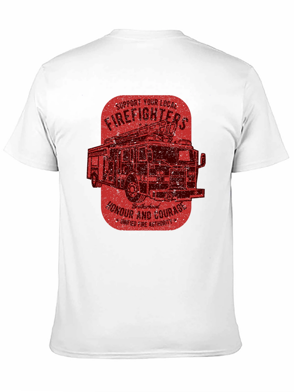 Firefighter Support T-Shirt - Honor and Courage