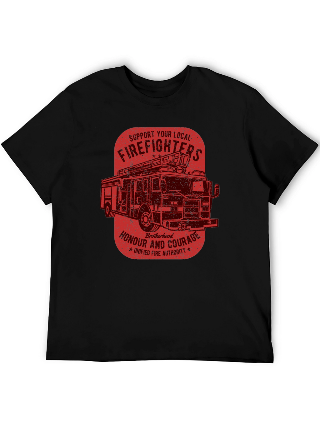 Firefighter Support T-Shirt - Honor and Courage