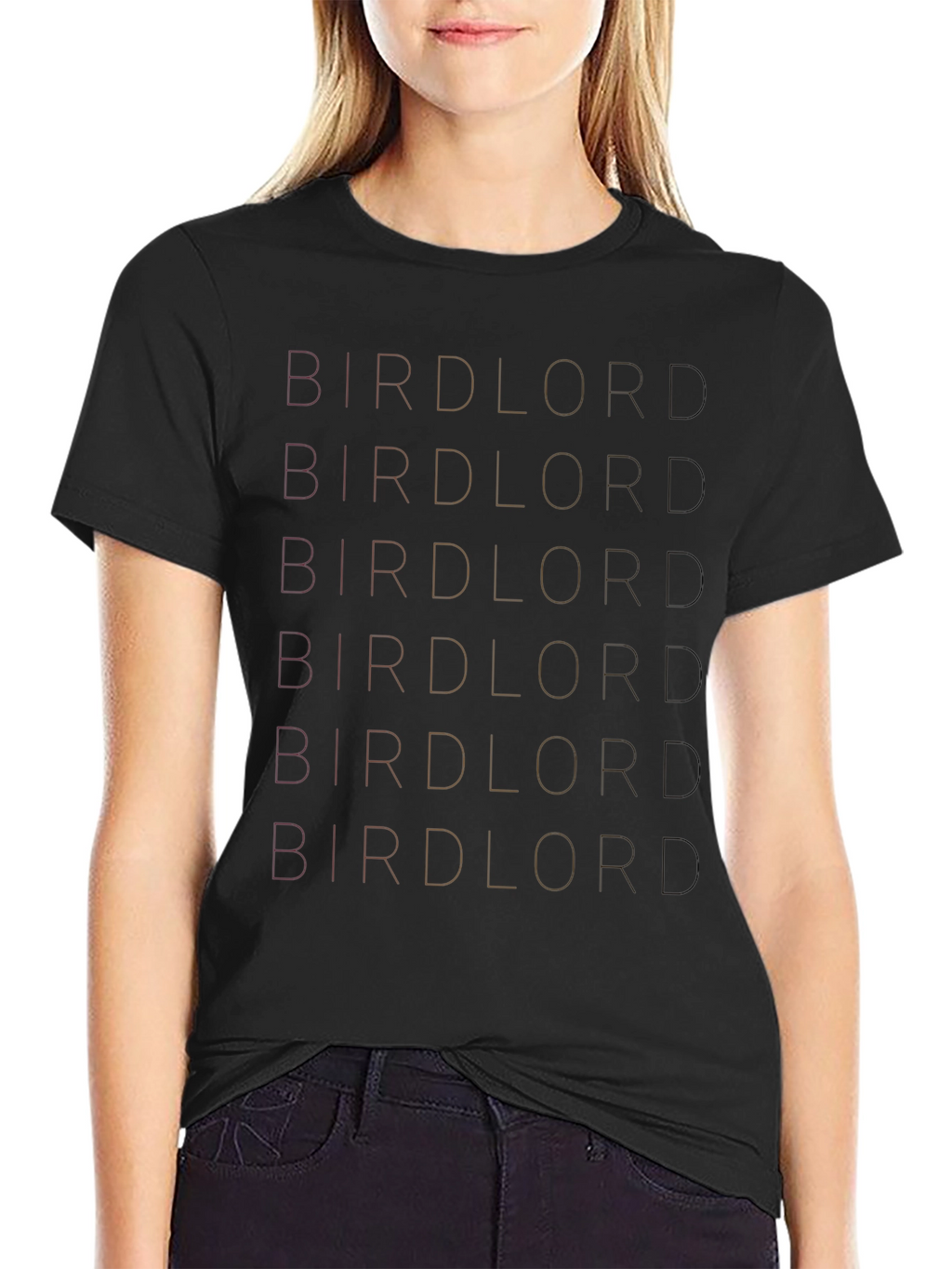 Birdlord Graphic T-Shirt - Black Trendy