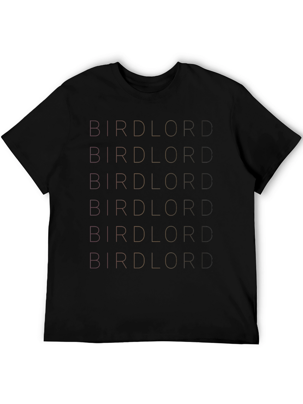 Birdlord Graphic T-Shirt - Black Trendy