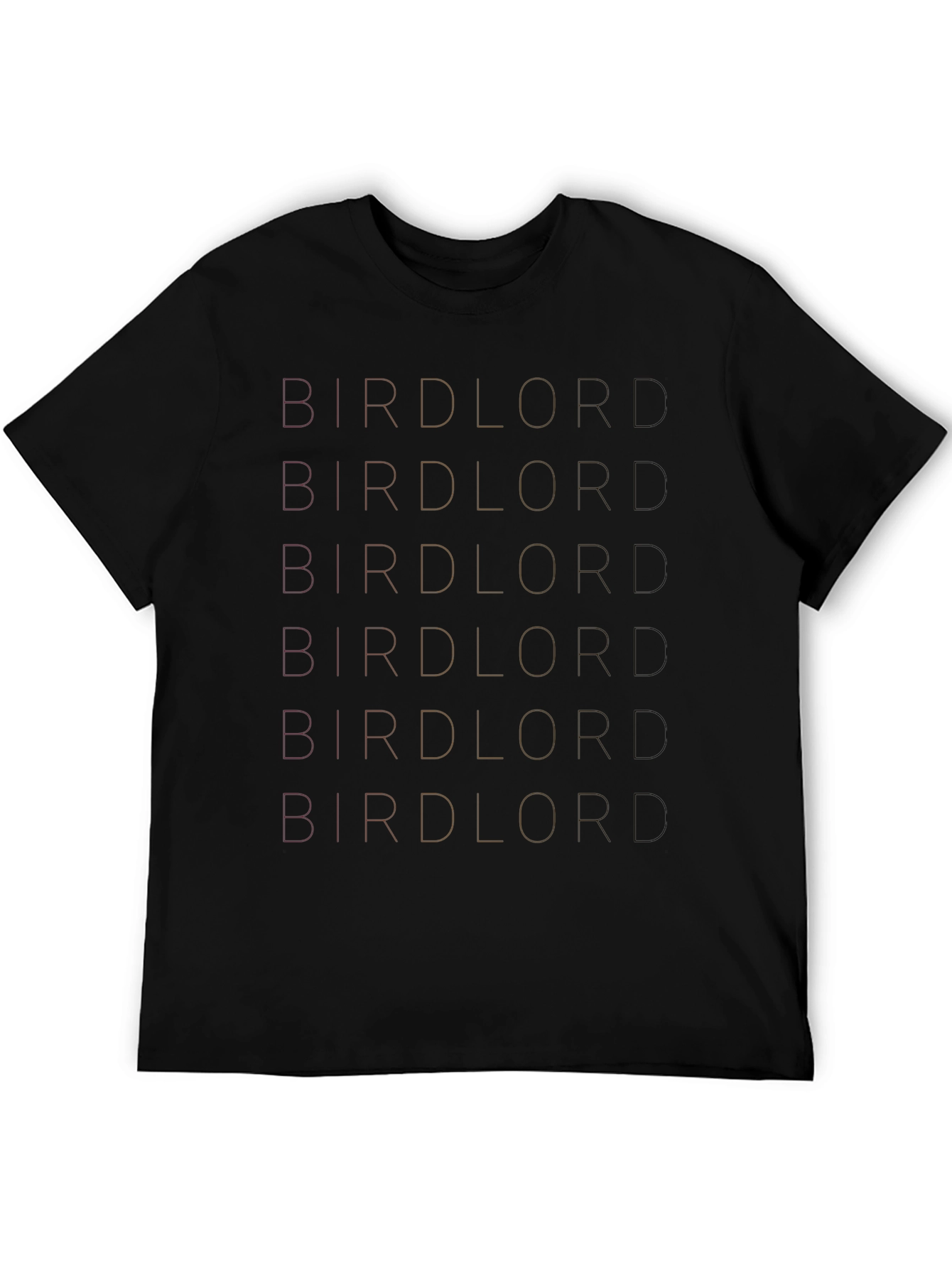 Birdlord Graphic T-Shirt - Black Trendy