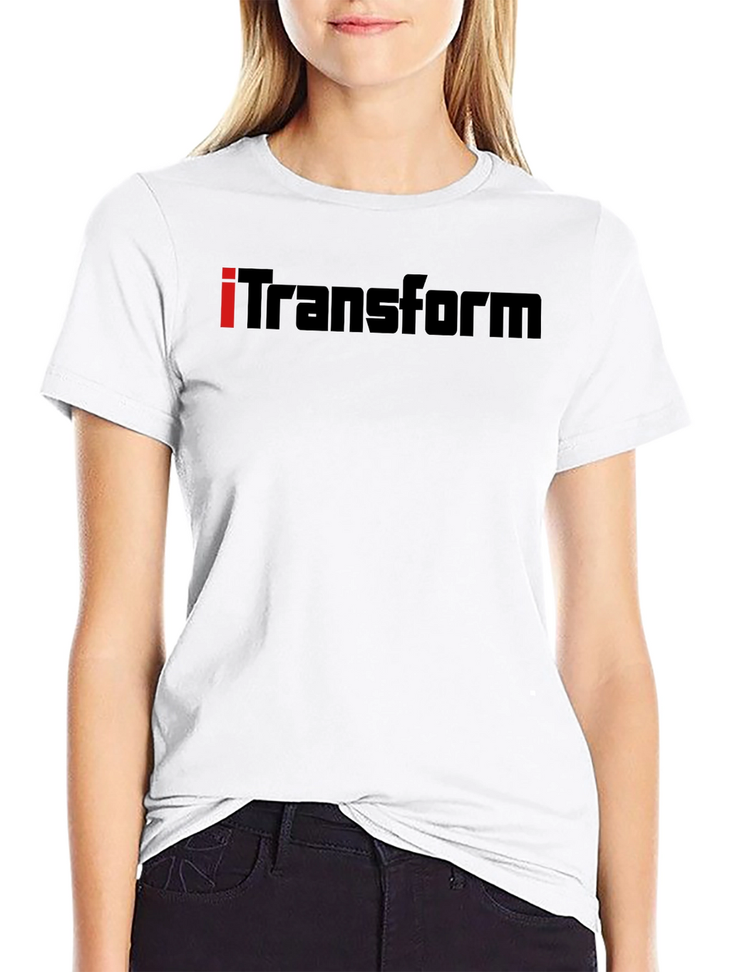 iTransform Graphic T-Shirt - Black Cotton Blend