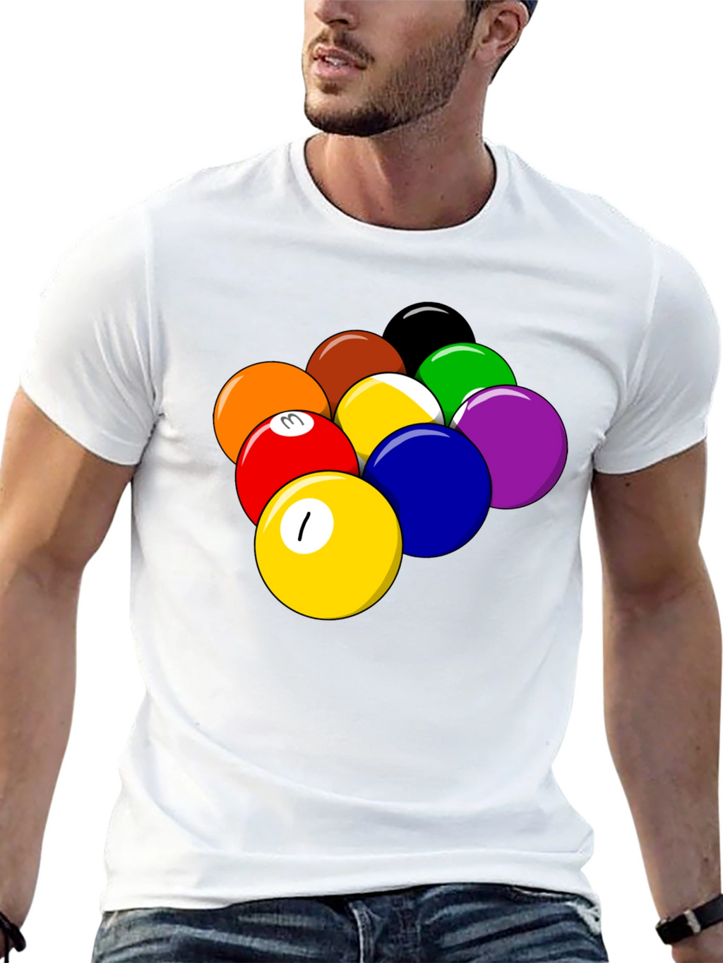 Pool Balls Graphic T-Shirt