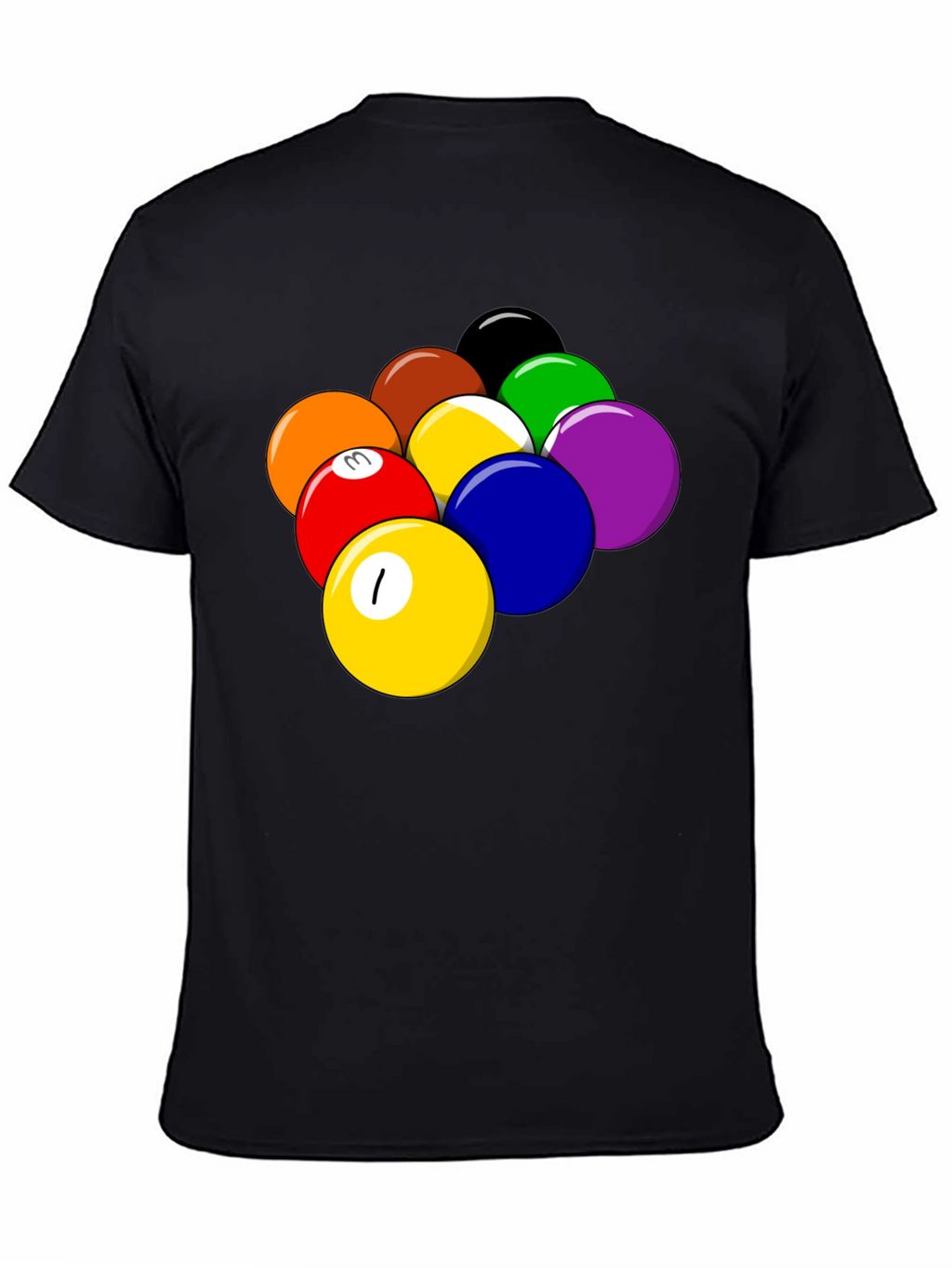 Pool Balls Graphic T-Shirt