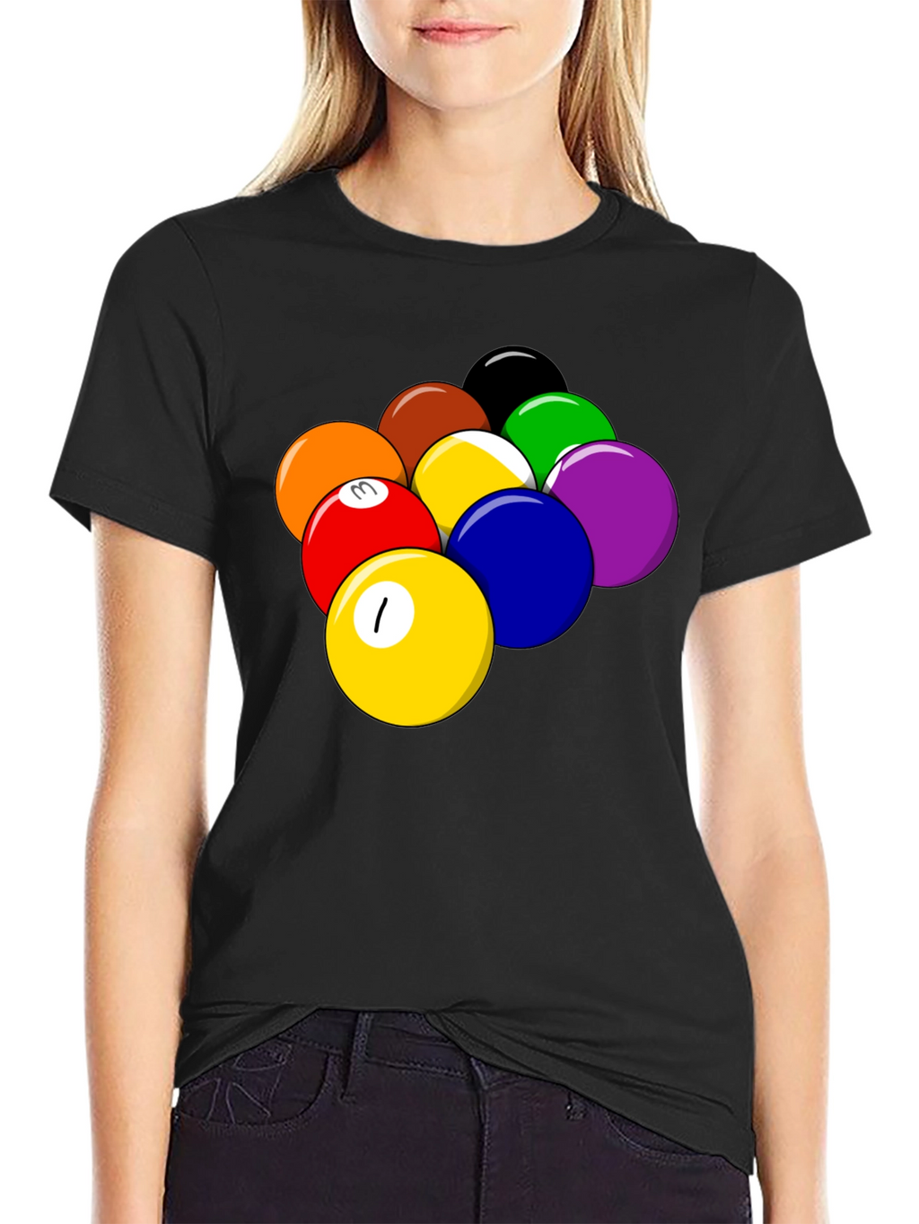 Pool Balls Graphic T-Shirt