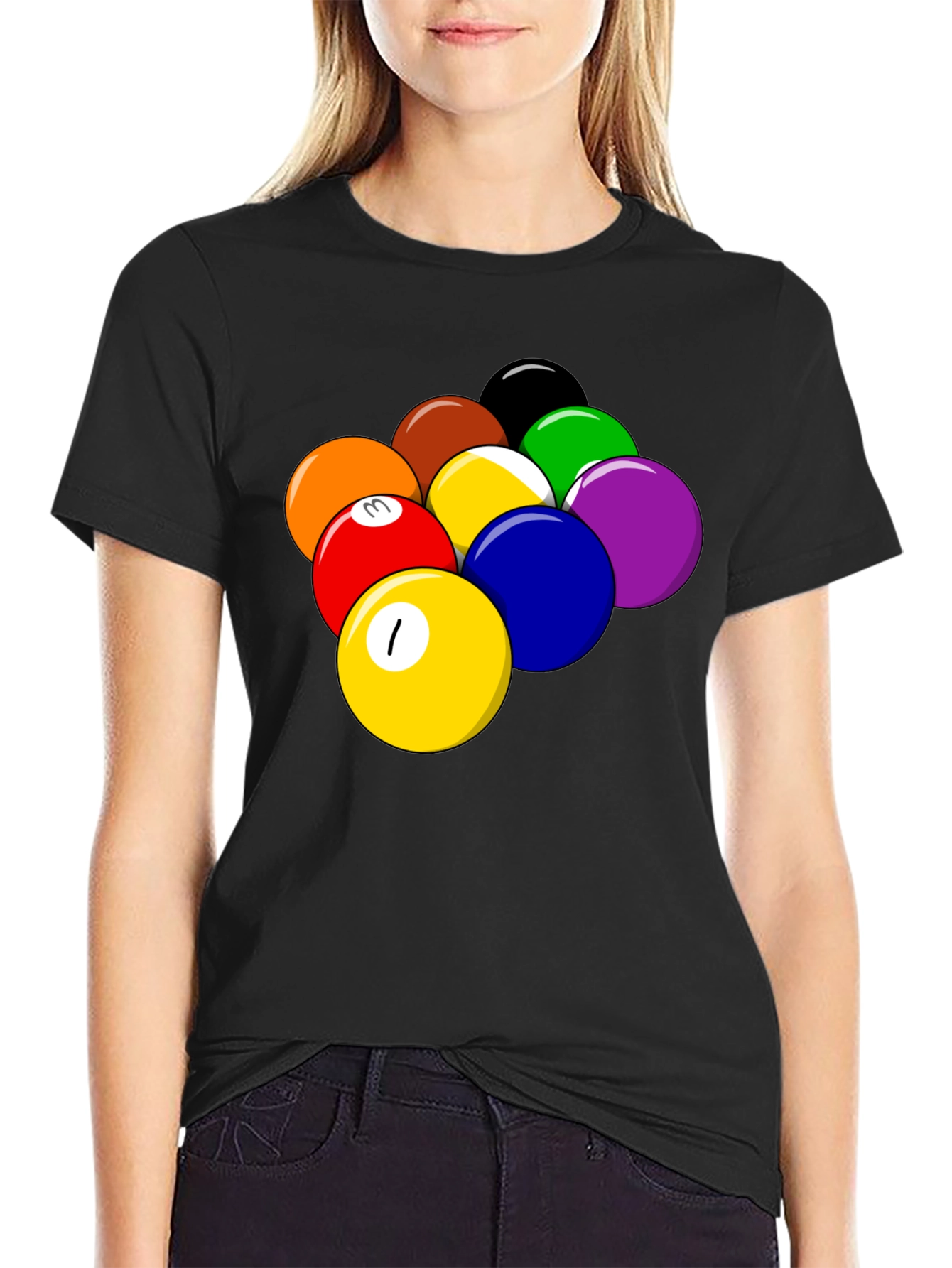 Pool Balls Graphic T-Shirt