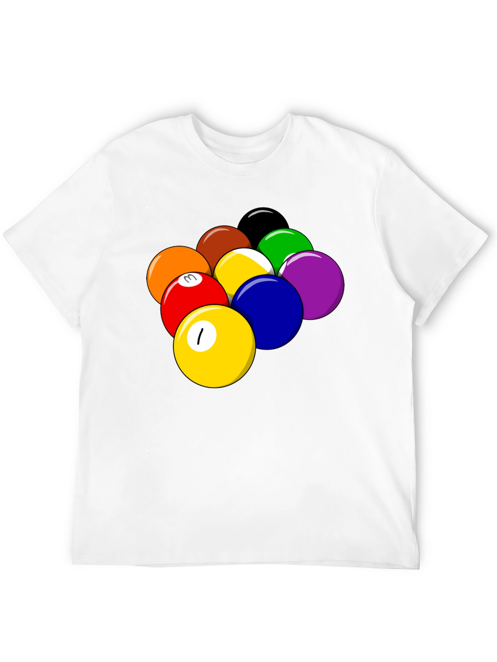 Pool Balls Graphic T-Shirt