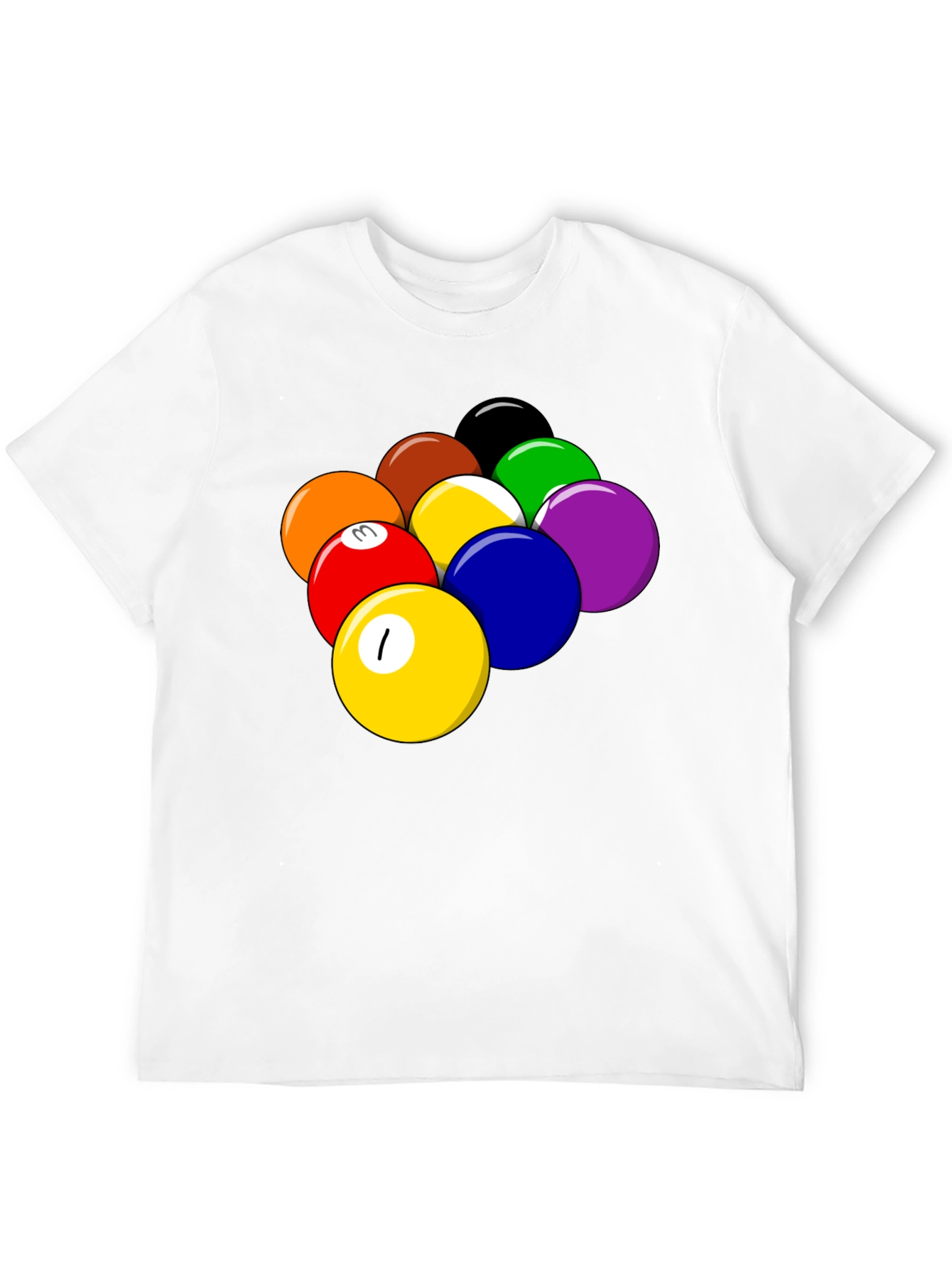 Pool Balls Graphic T-Shirt