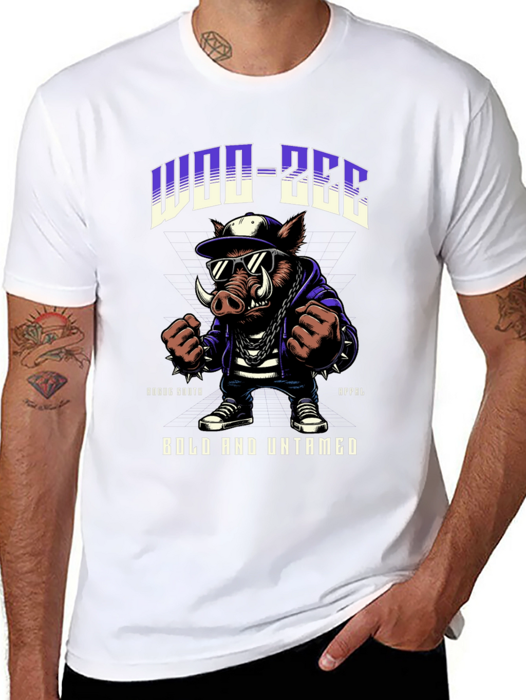 Bold Untamed Tee: Rogue South Apparel