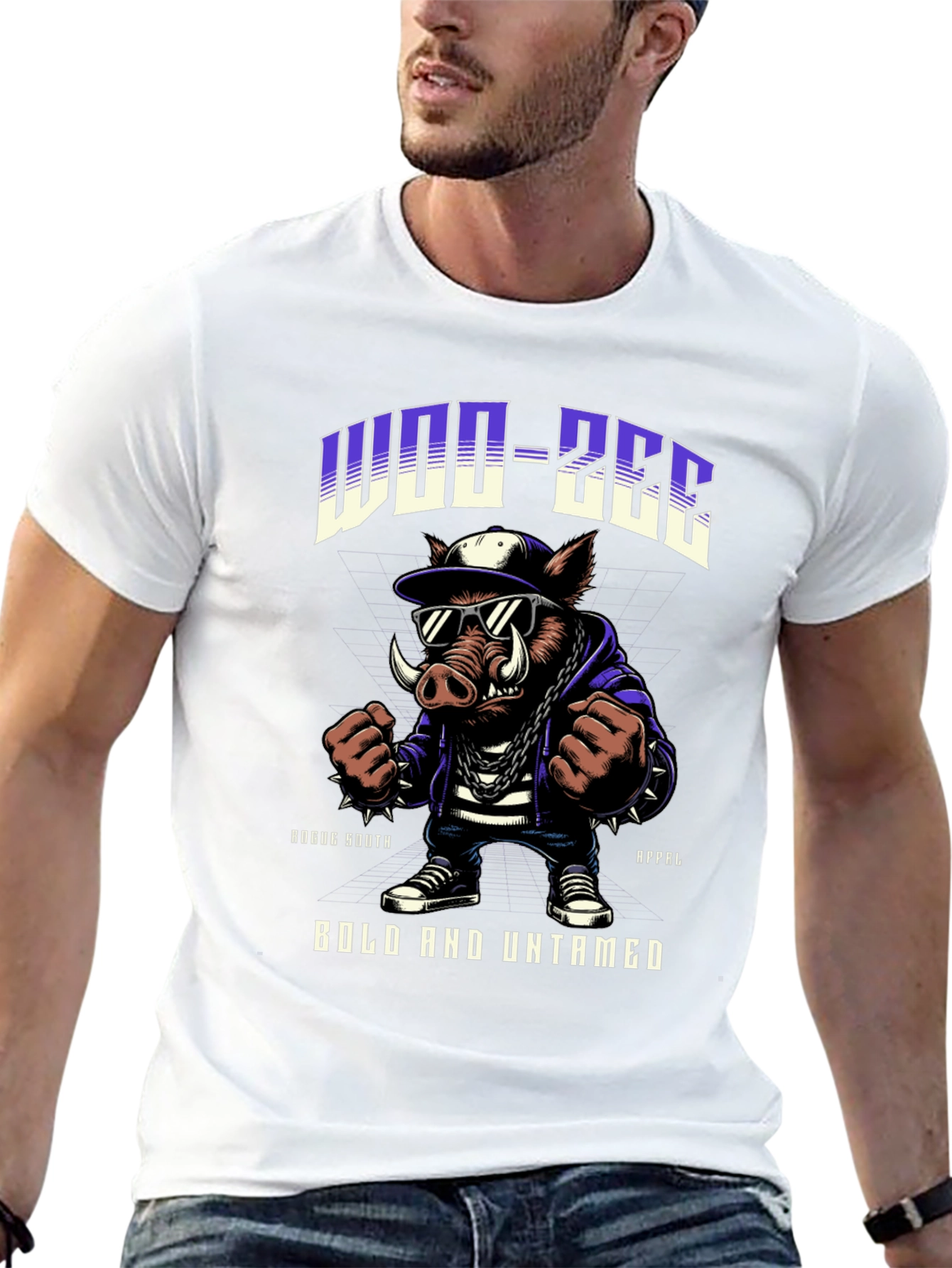 Bold Untamed Tee: Rogue South Apparel