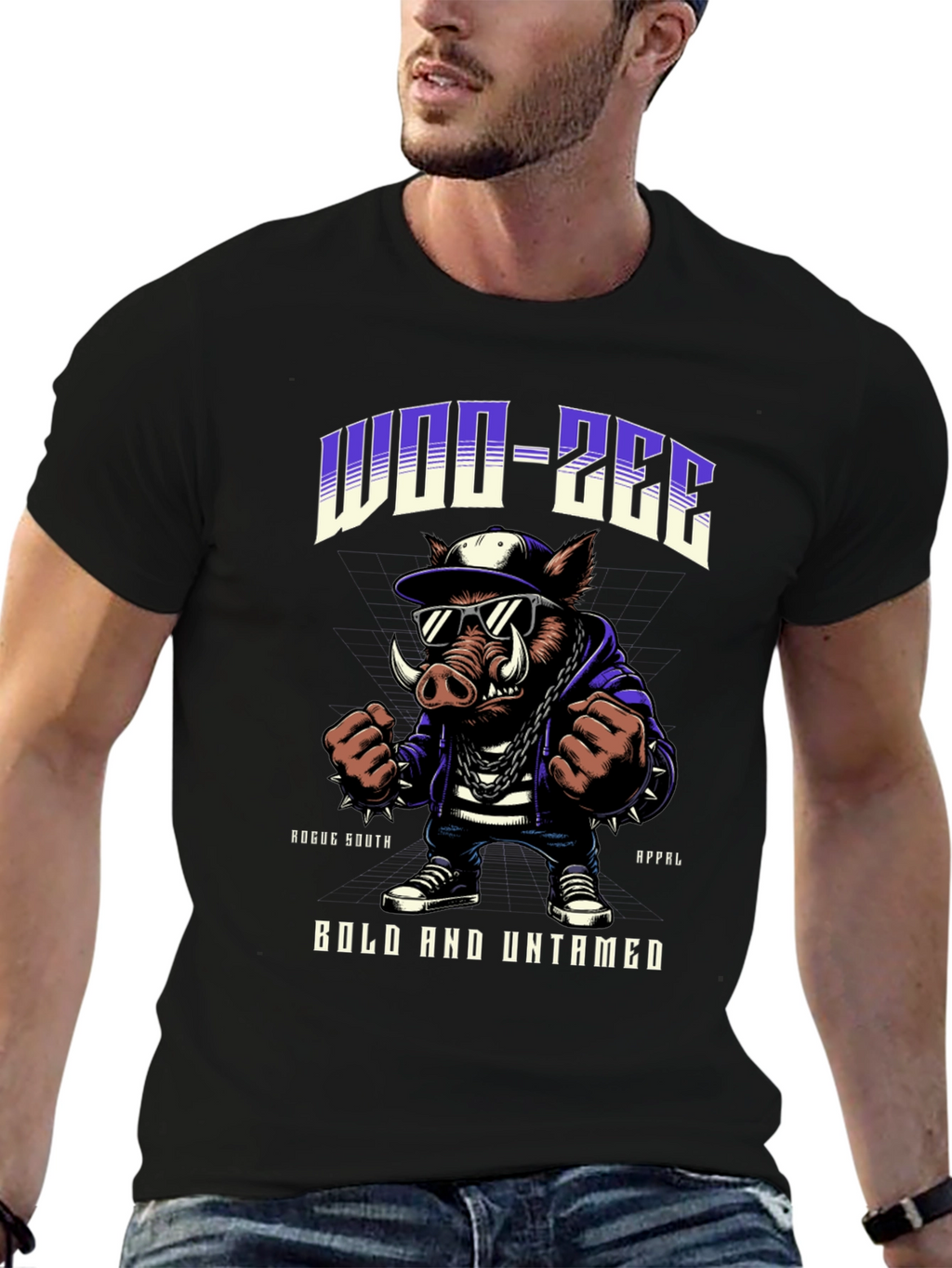 Bold Untamed Tee: Rogue South Apparel