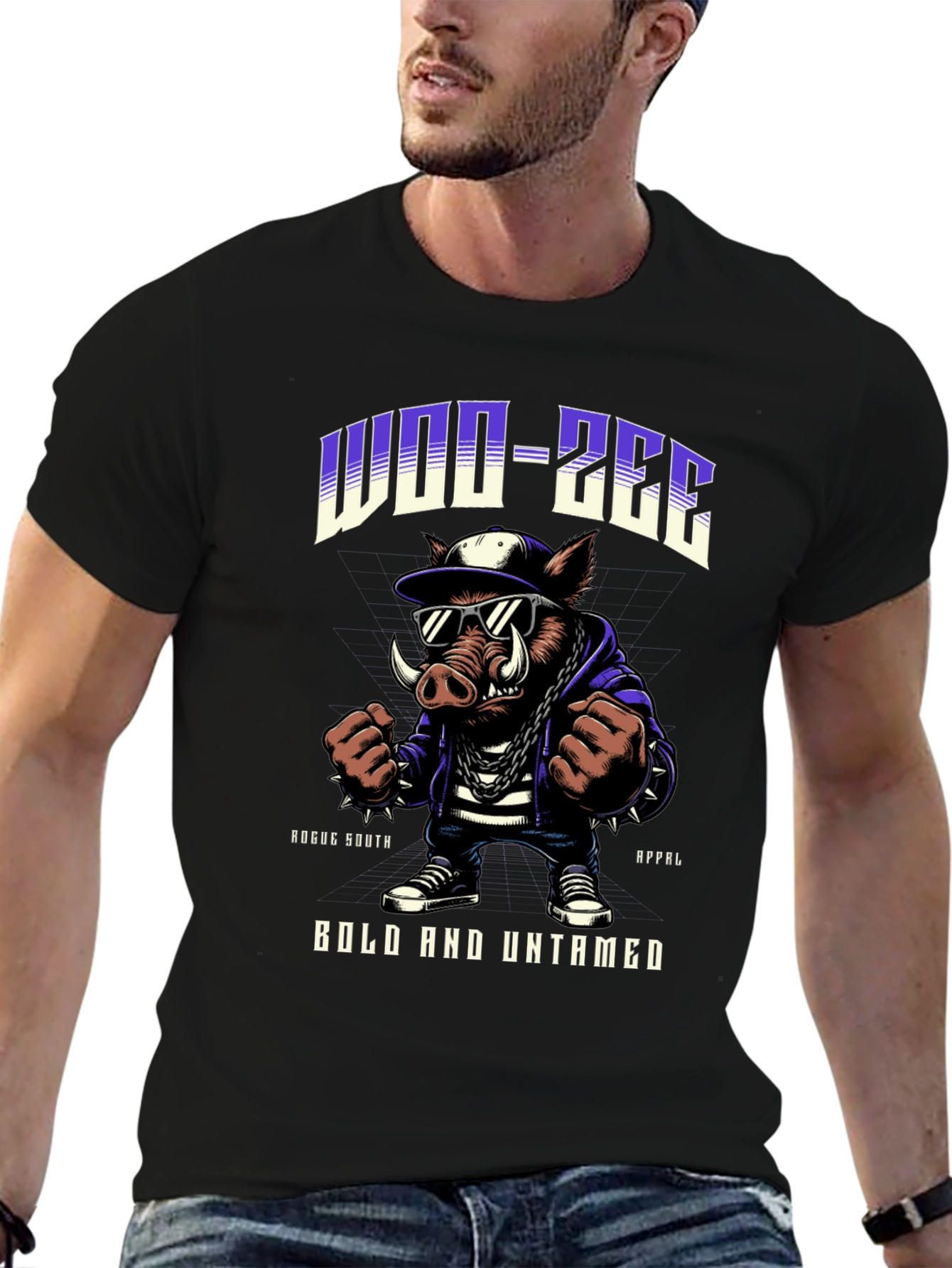 Bold Untamed Tee: Rogue South Apparel