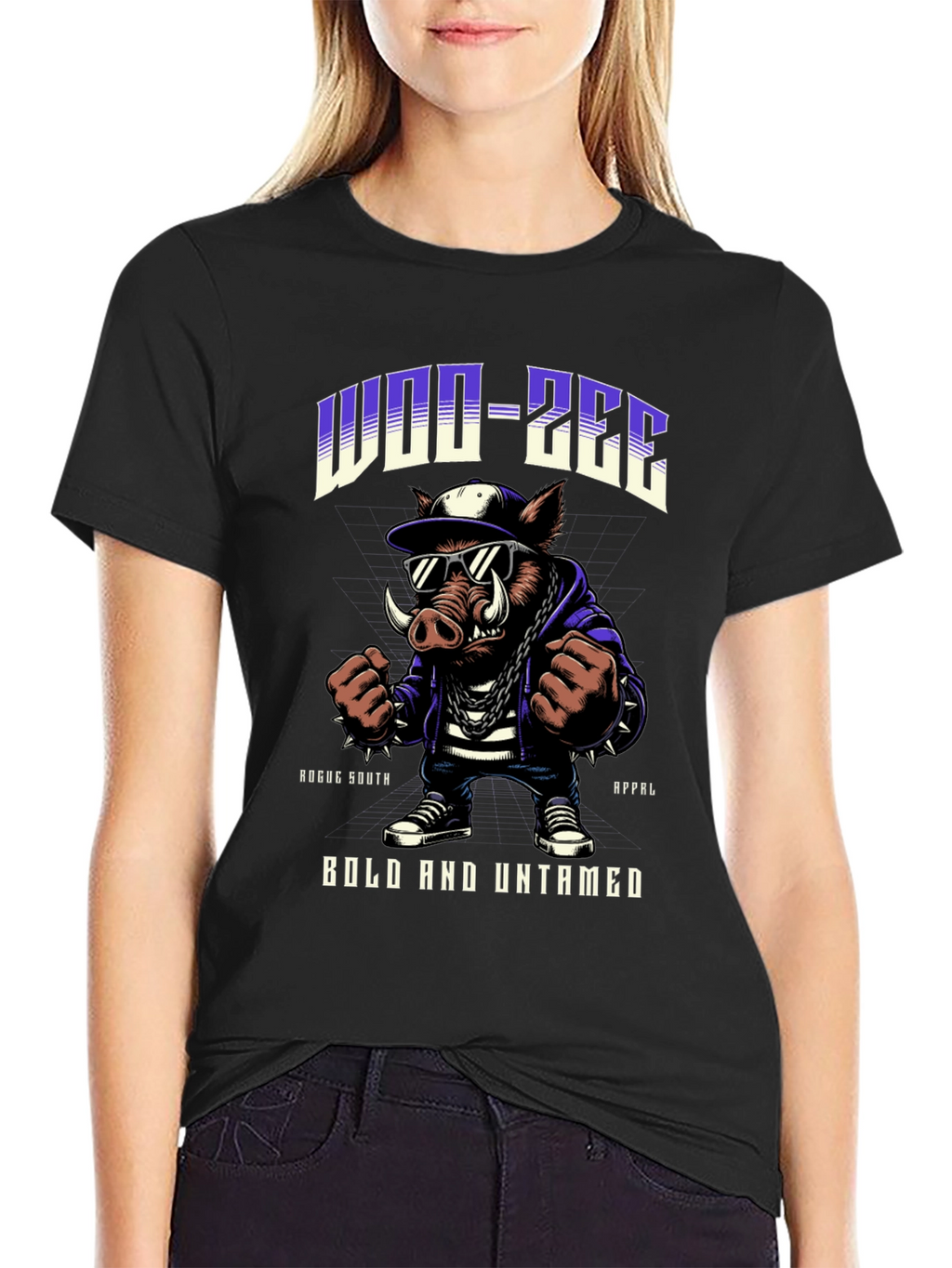Bold Untamed Tee: Rogue South Apparel