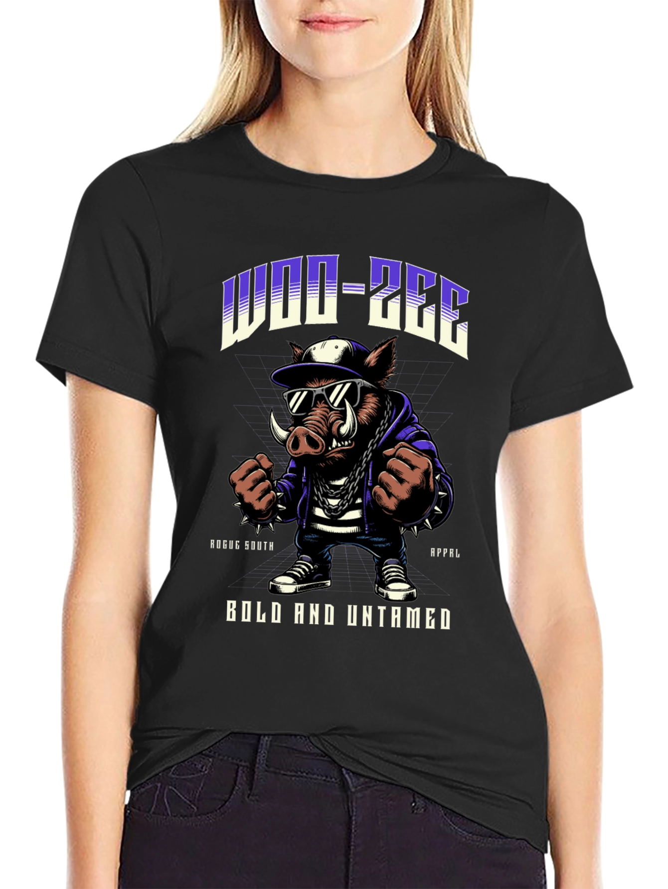 Bold Untamed Tee: Rogue South Apparel