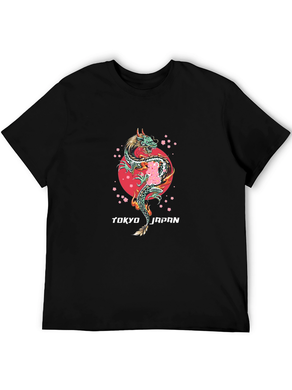 Tokyo Japan Dragon Graphic T-Shirt