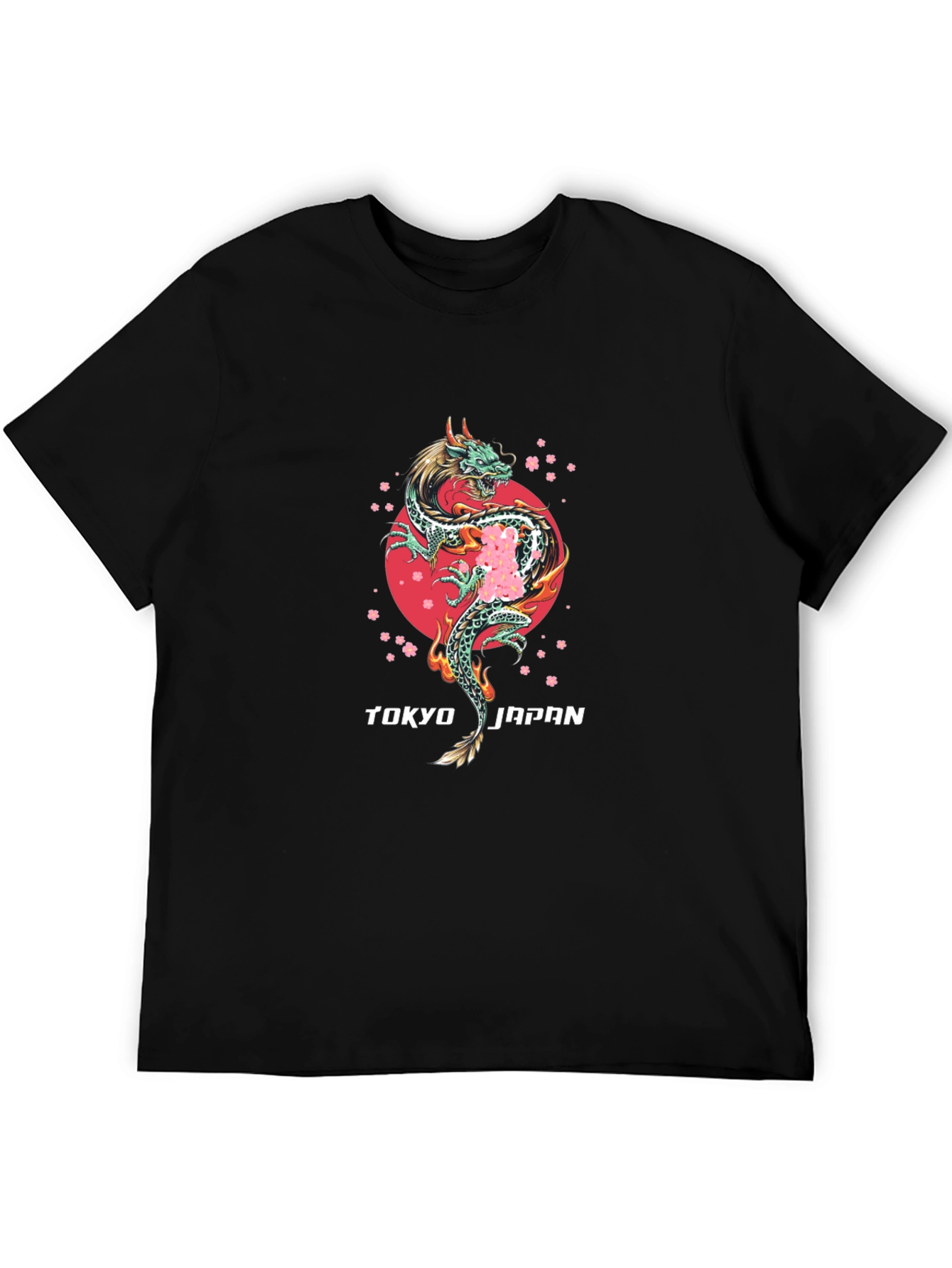 Tokyo Japan Dragon Graphic T-Shirt