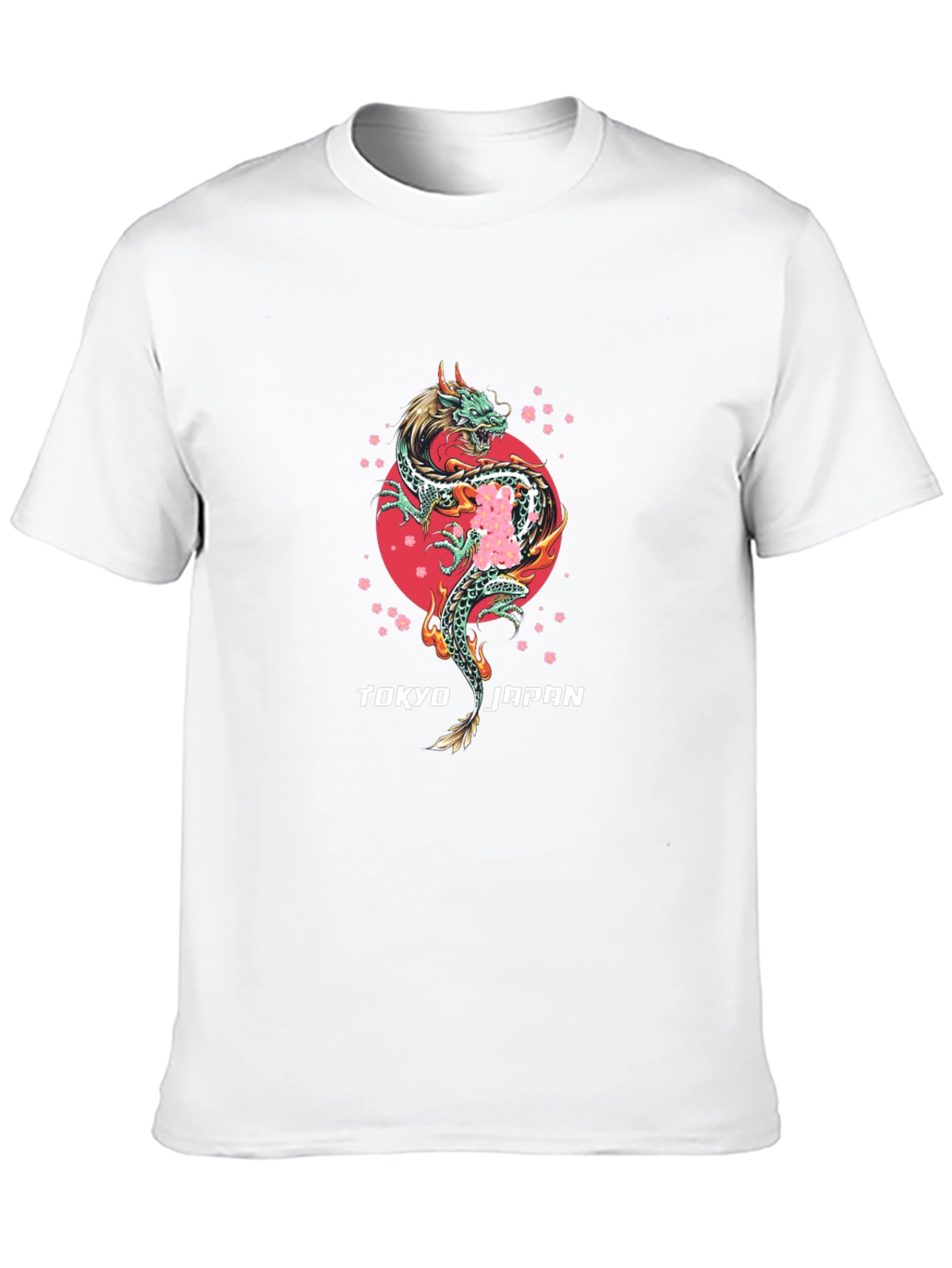 Tokyo Japan Dragon Graphic T-Shirt