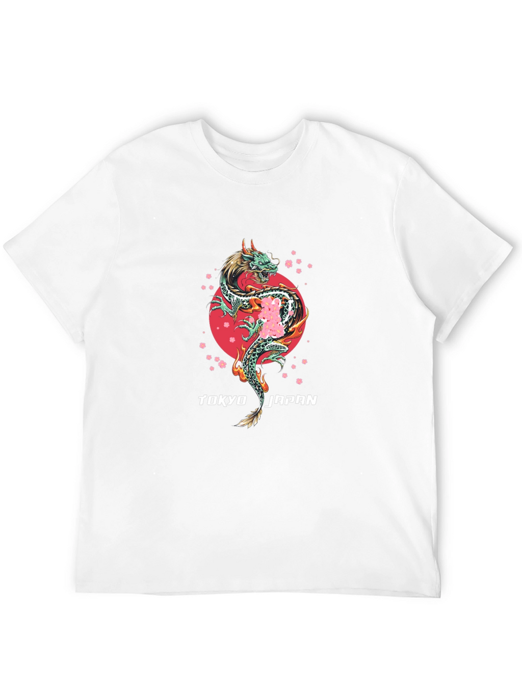 Tokyo Japan Dragon Graphic T-Shirt