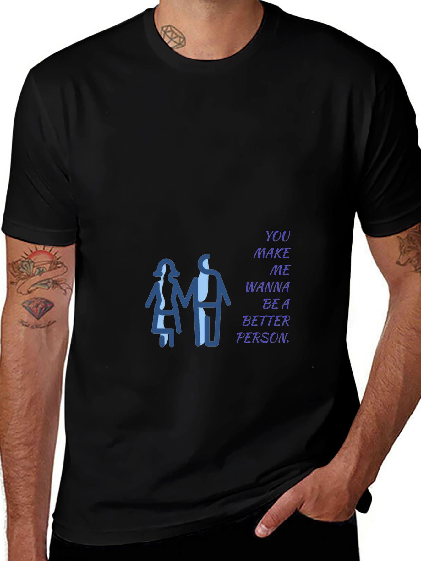 Love Makes You Better Black T-Shirt